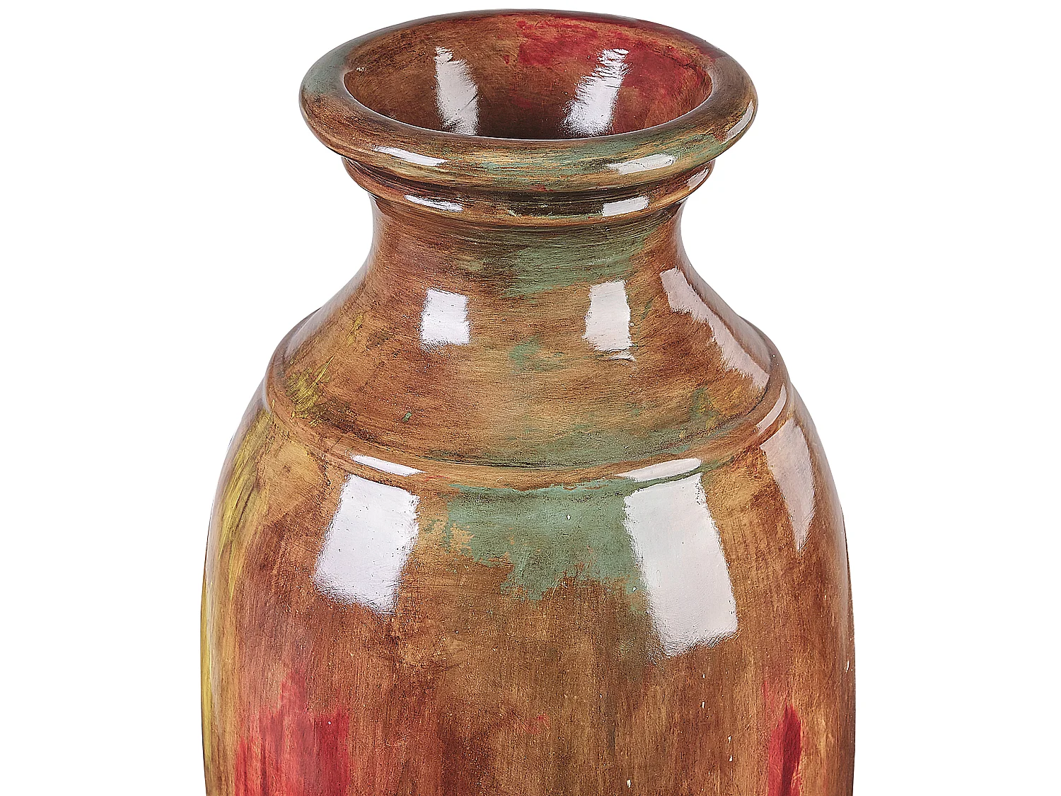 Vase décoratif HIMERA Céramique 65 cm Marron