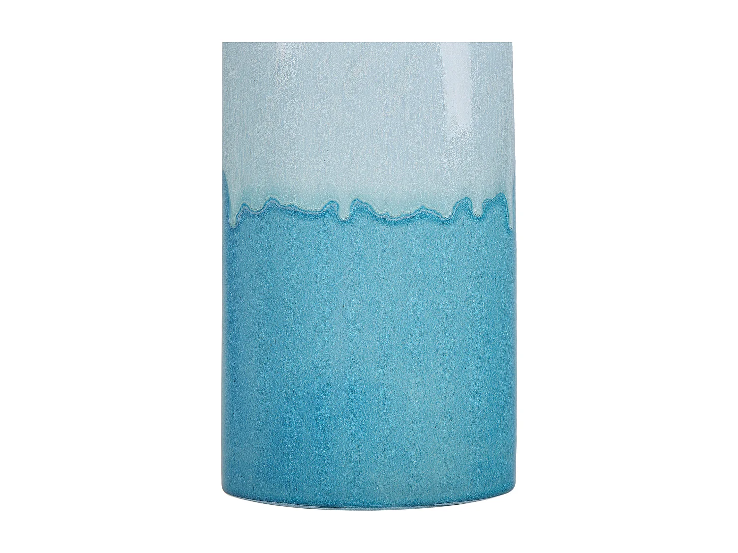 Blumenvase CALLIPOLIS Steinzeug 35 cm Blau