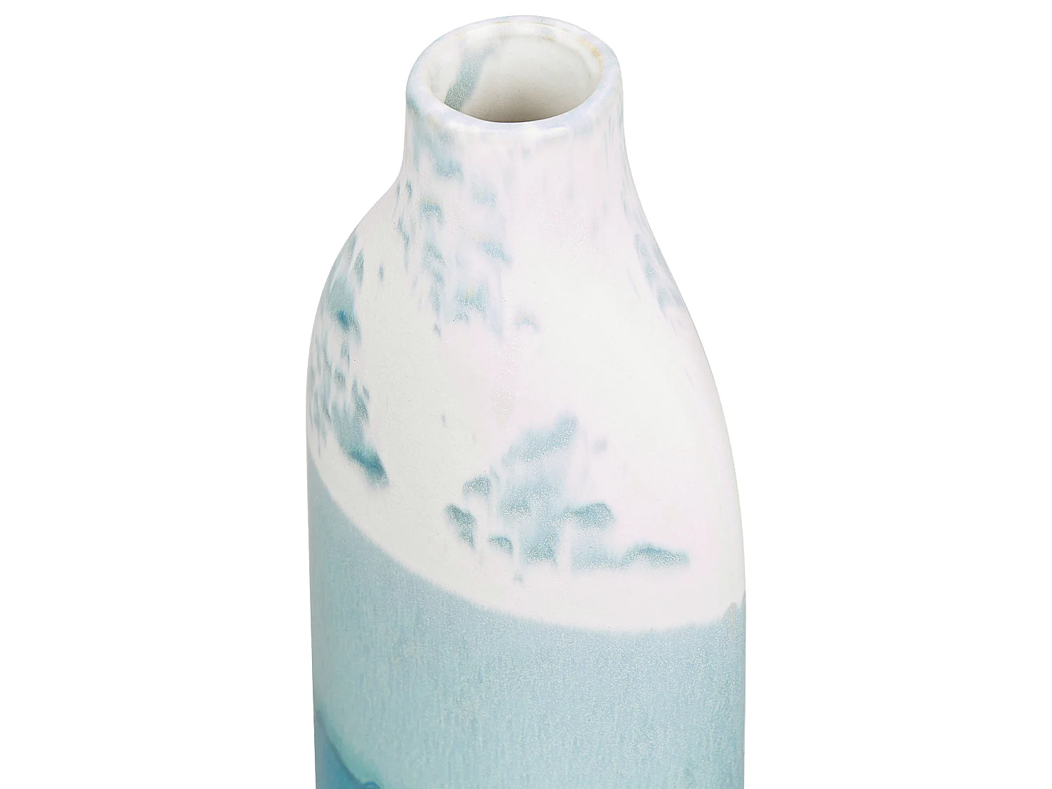 Vase à fleurs CALLIPOLIS Grès 35 cm Bleu