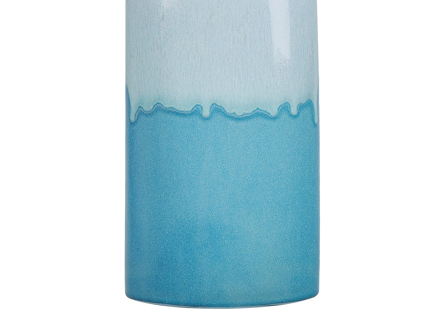 Vase à fleurs CALLIPOLIS Grès 35 cm Bleu