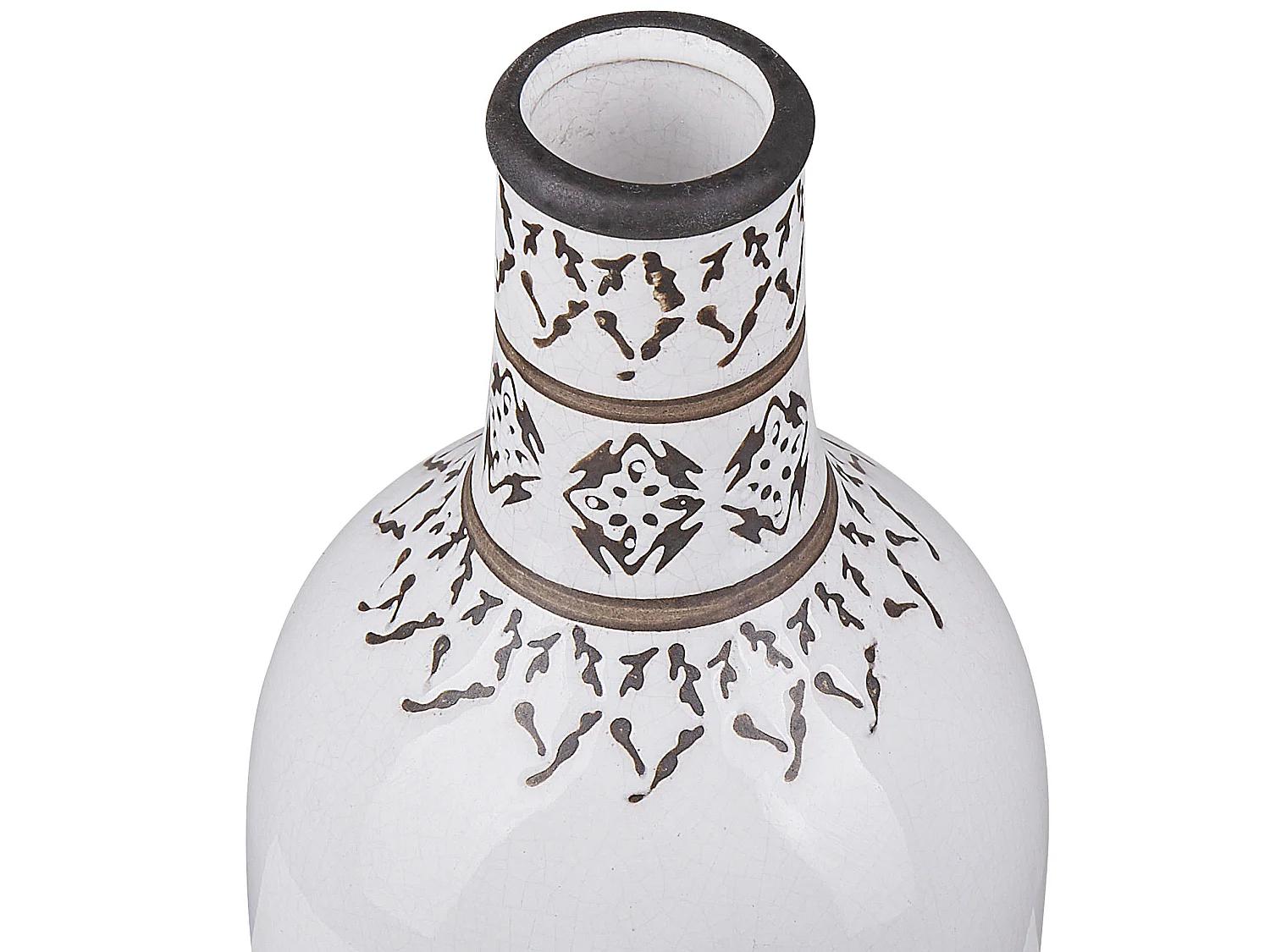 Vaso da fiori ANKON Gres porcellanato 25 cm Bianco