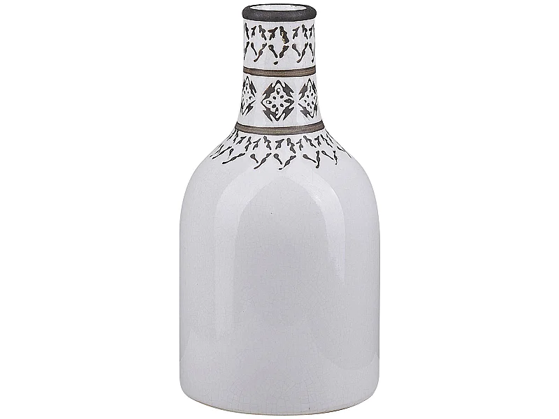 Vase à fleurs ANKON Grès 25 cm Blanc