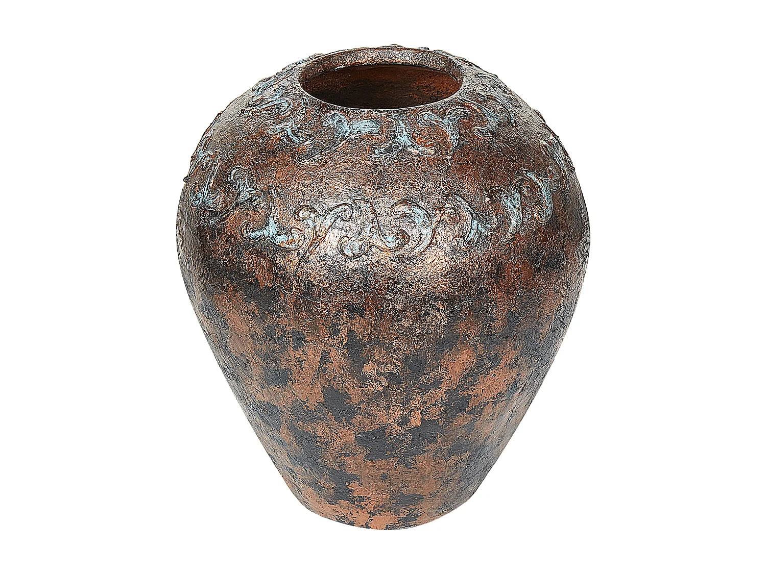 Vase décoratif NIDA Céramique 30 cm Cuivré