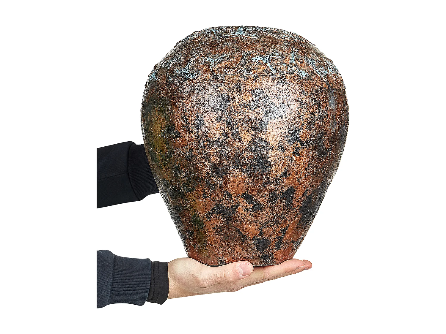 Vase décoratif NIDA Céramique 30 cm Cuivré