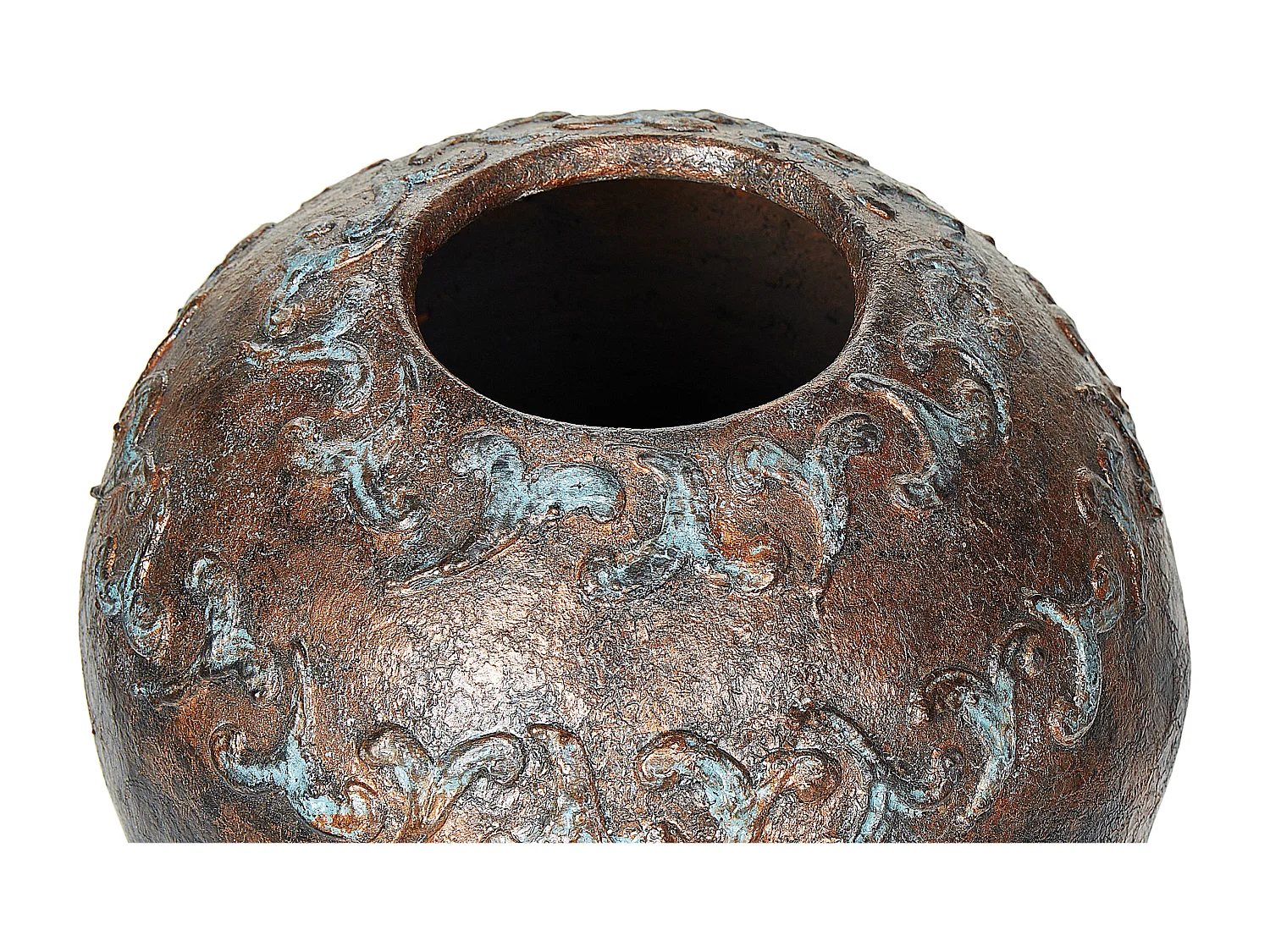 Vase décoratif NIDA Céramique 30 cm Cuivré