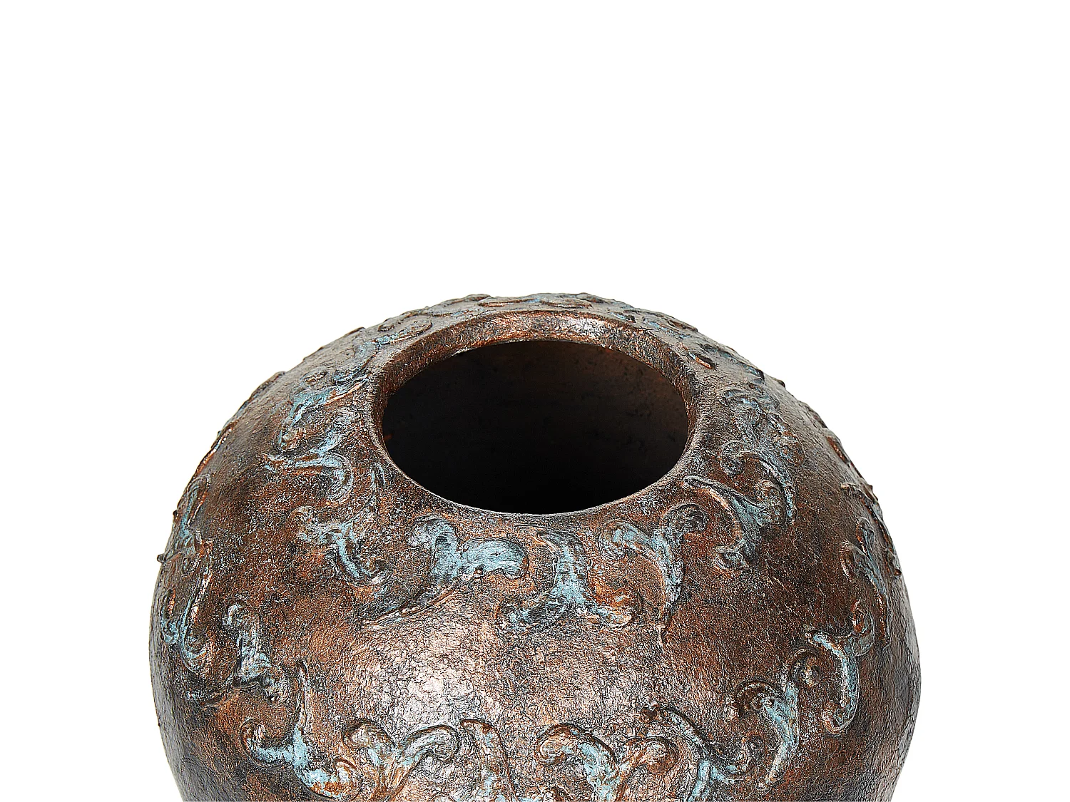 Vase décoratif NIDA Céramique 30 cm Cuivré