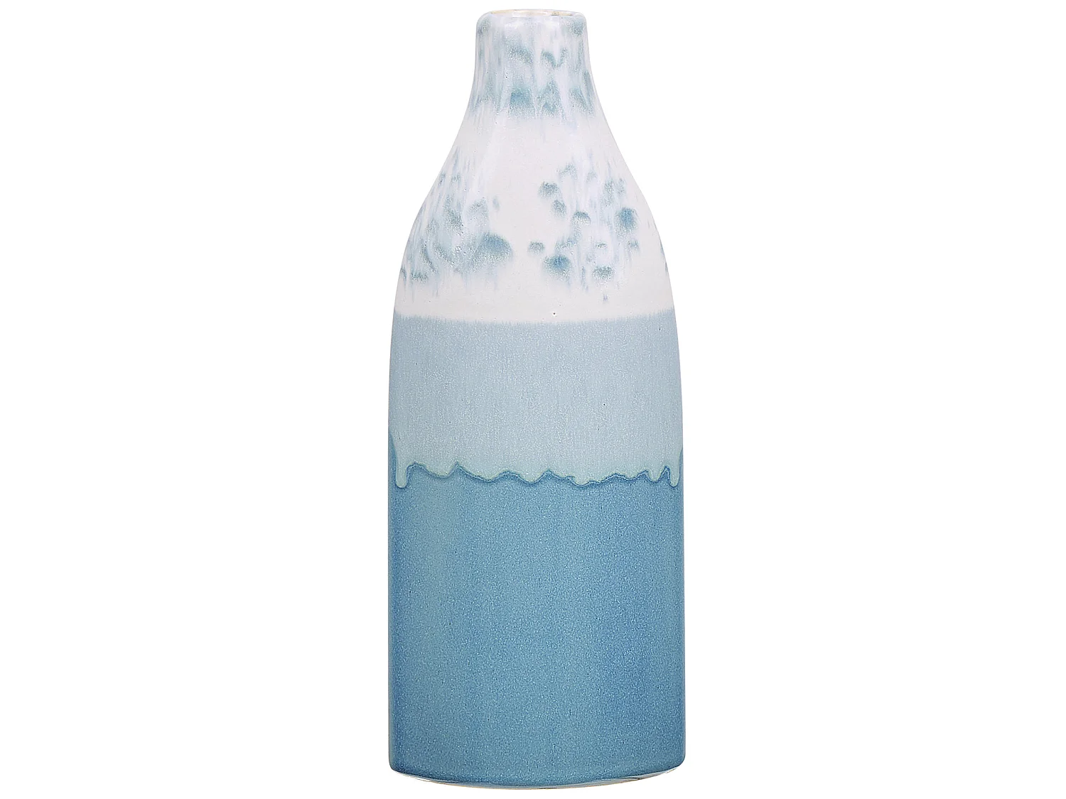 Vase à fleurs CALLIPOLIS Grès 30 cm Bleu