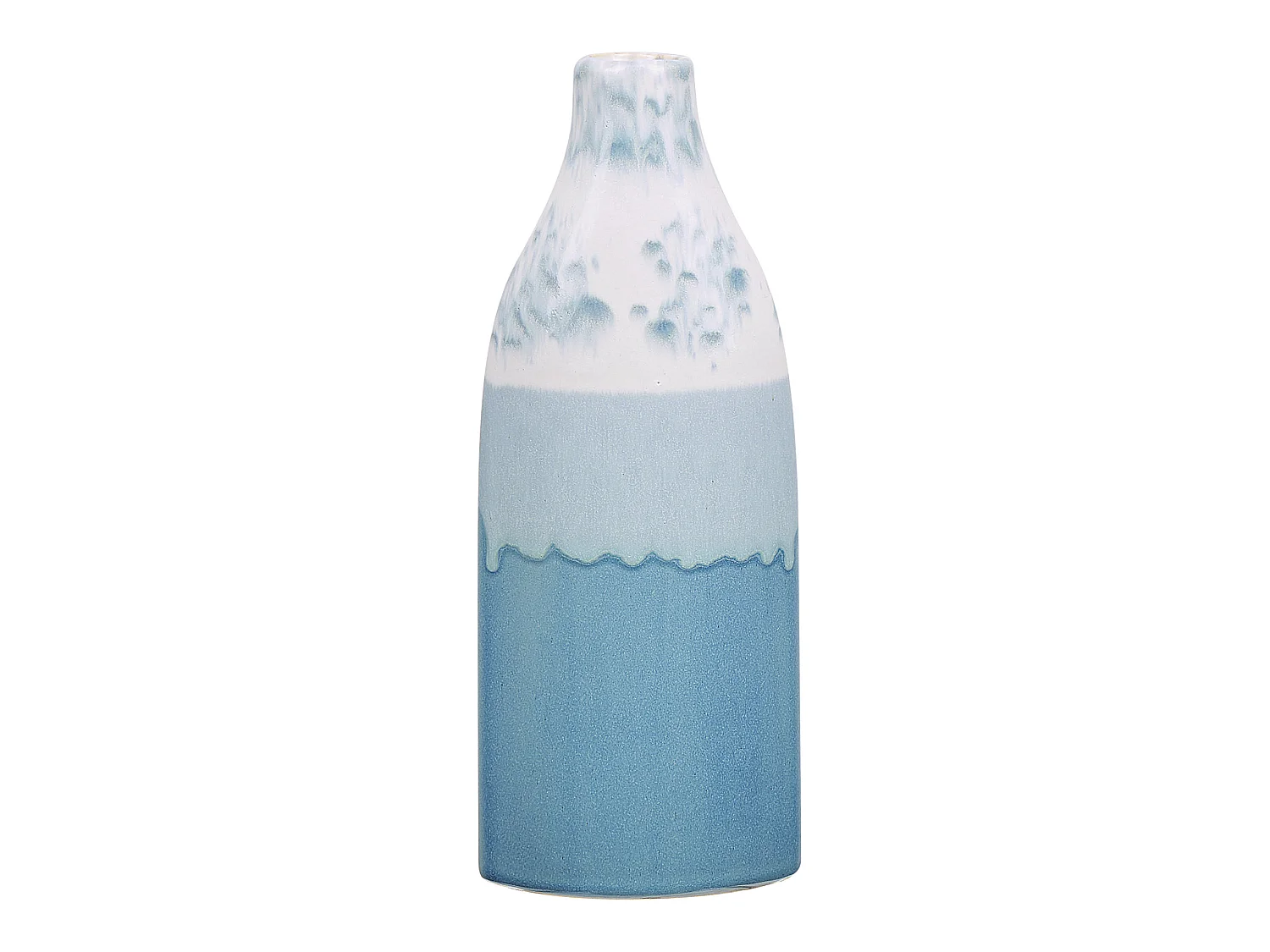 Vase à fleurs CALLIPOLIS Grès 30 cm Bleu