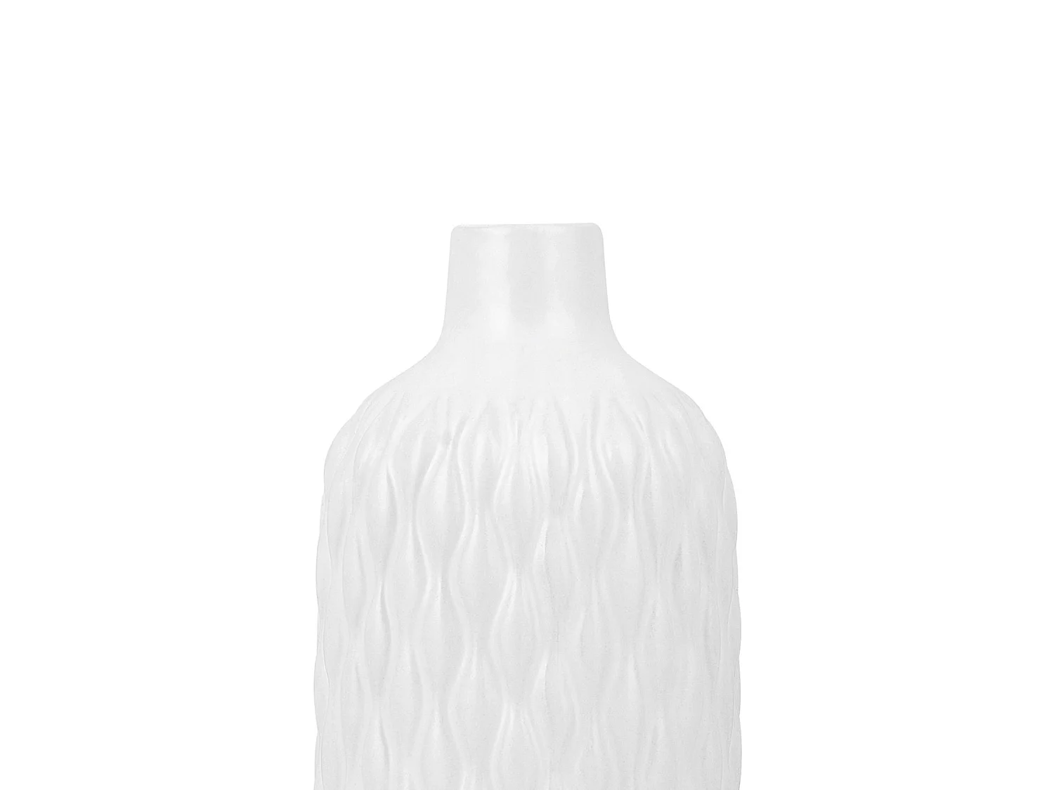 Vase décoratif EMAR Grès 31 cm Blanc