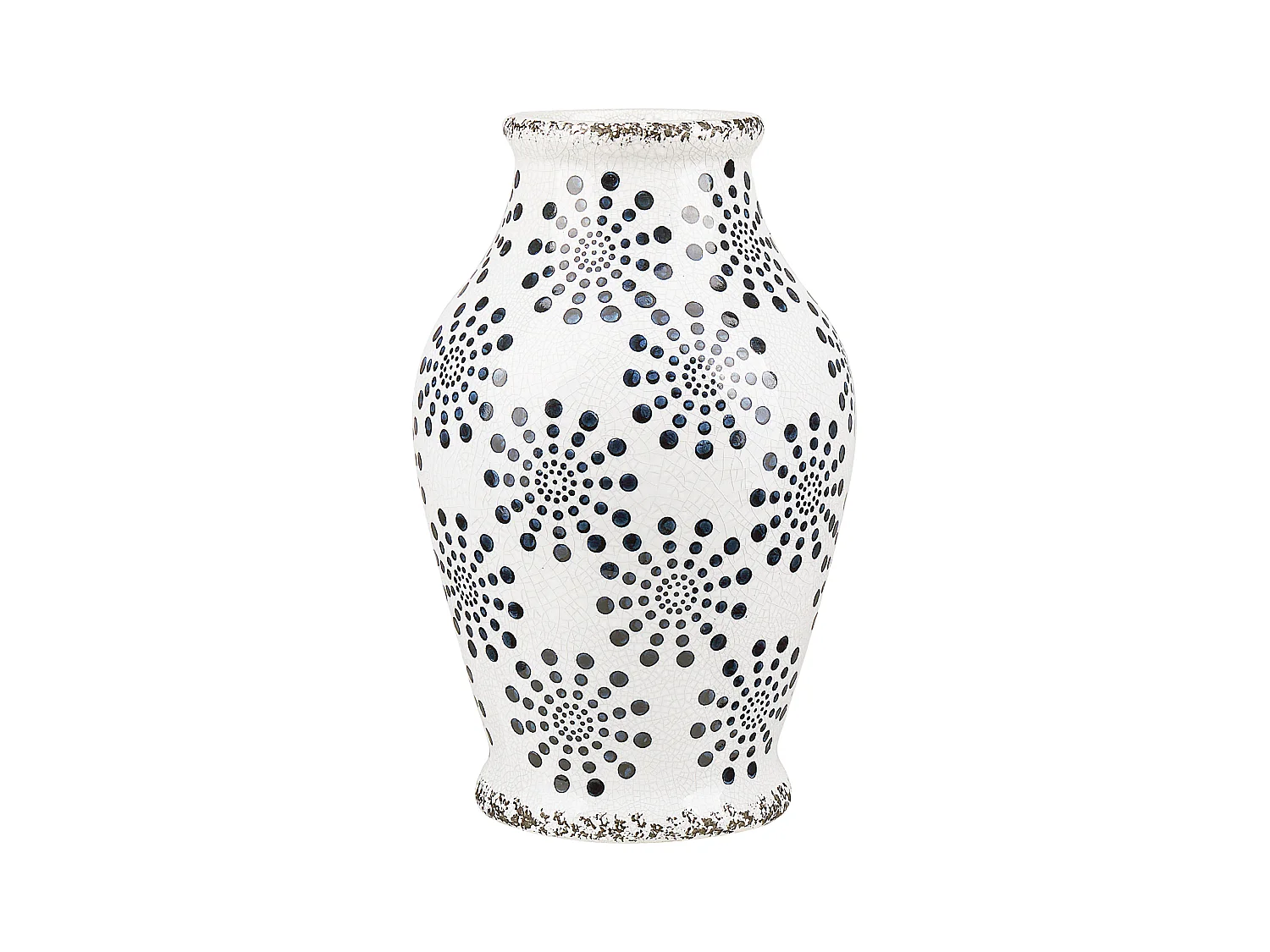 Bloemenvaas NEMEA Steengoed 25 cm Wit