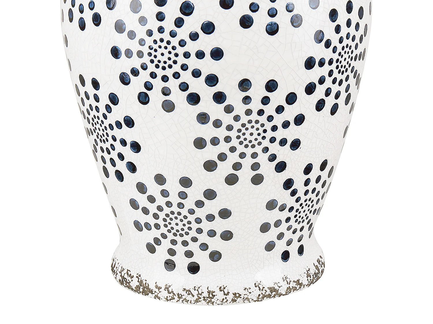 Blumenvase NEMEA Steinzeug 25 cm Weiss