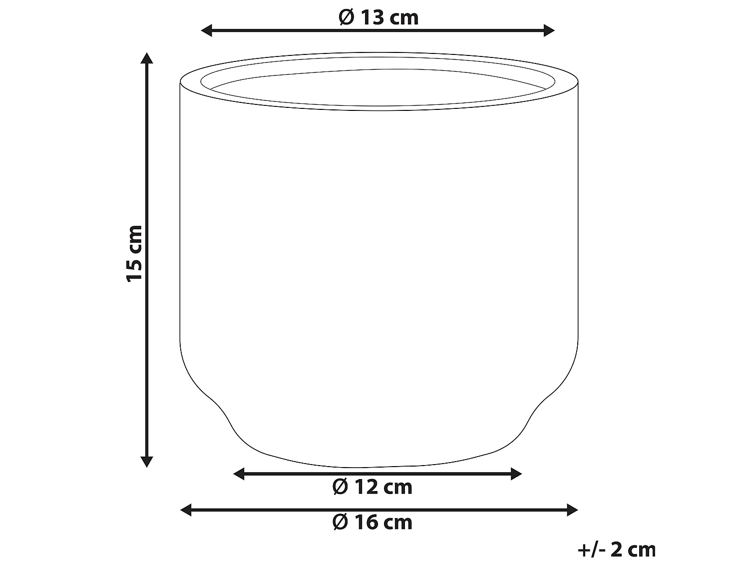 Vase à fleurs CYME Grès 15 cm Vert menthe