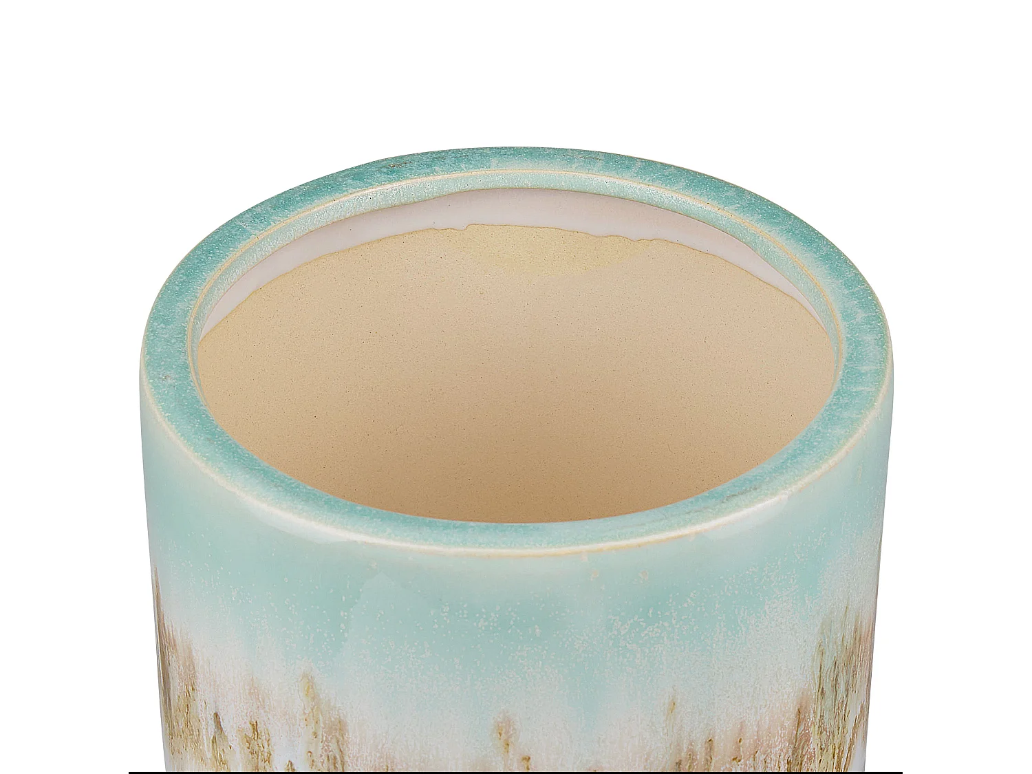 Vase à fleurs CYME Grès 15 cm Vert menthe