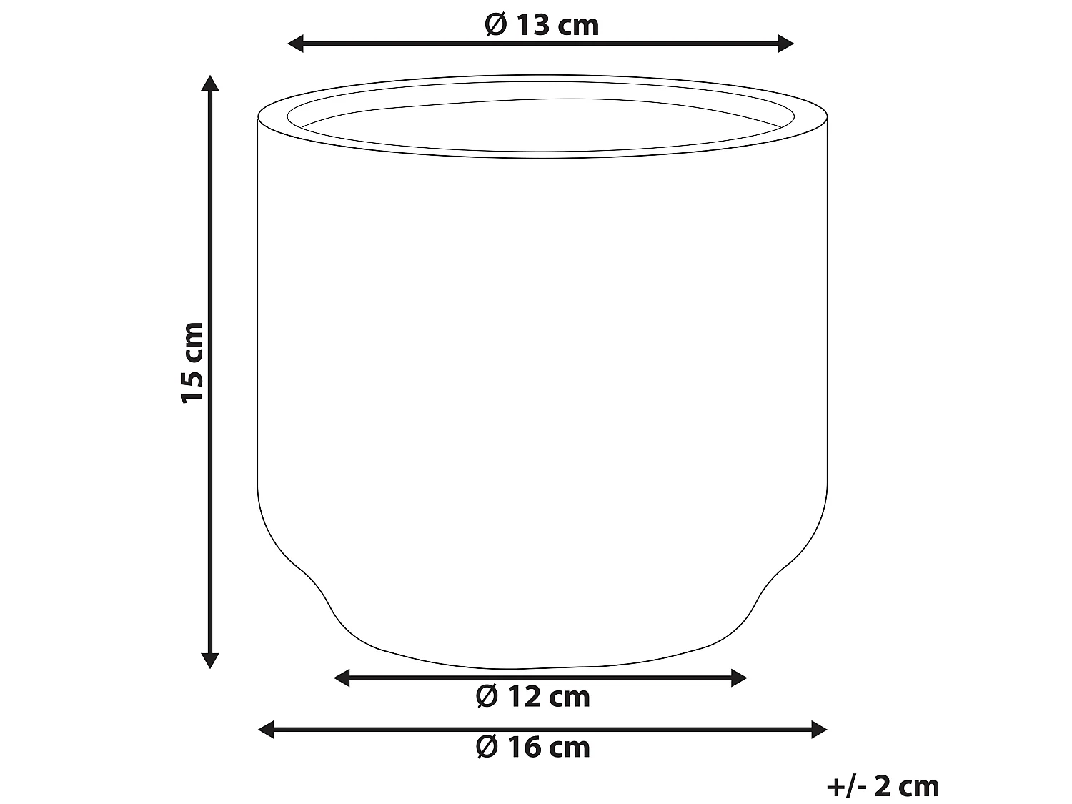 Jarro de flores CYME Grés 15 cm Verde menta