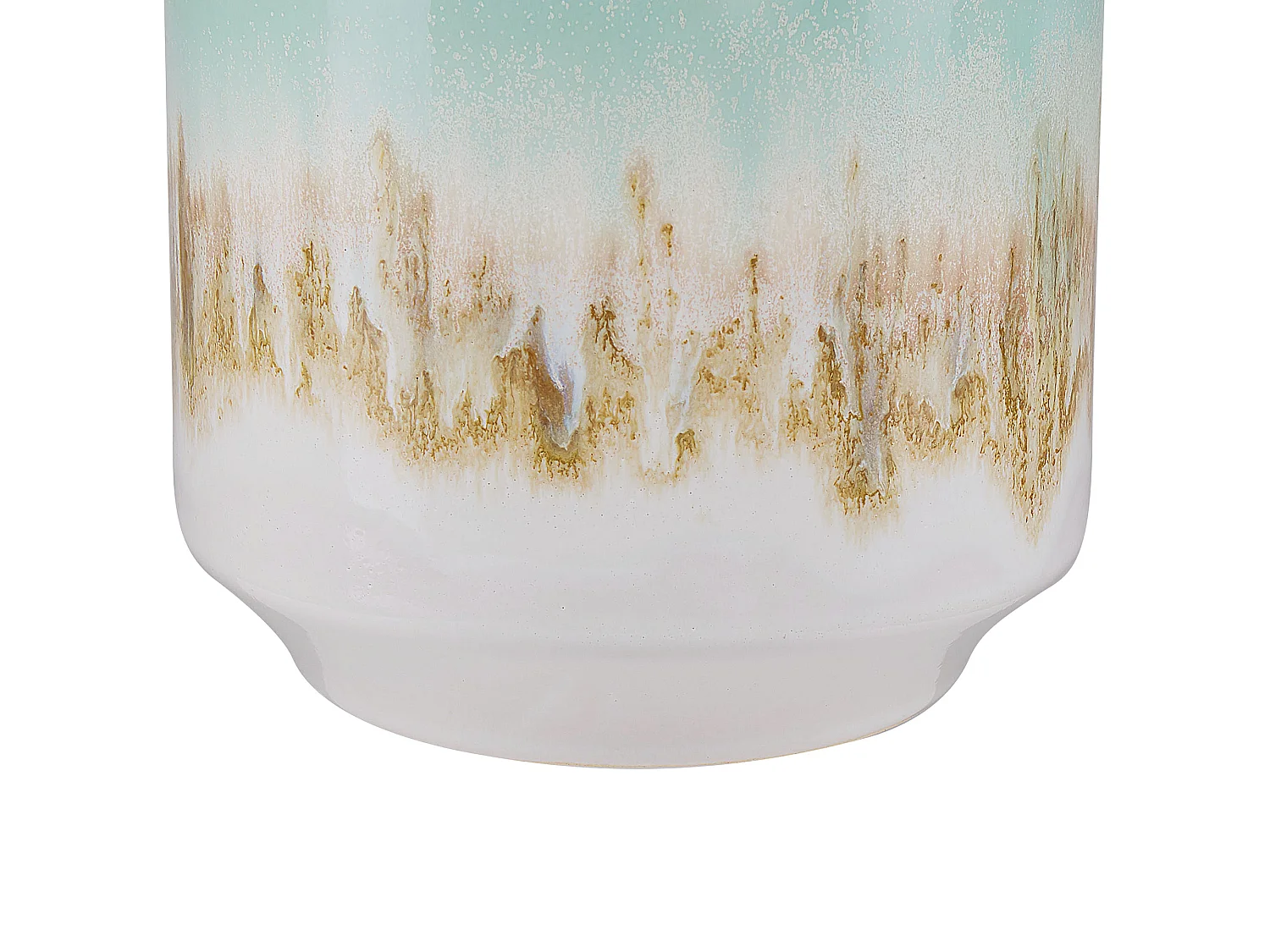 Vase à fleurs CYME Grès 15 cm Vert menthe