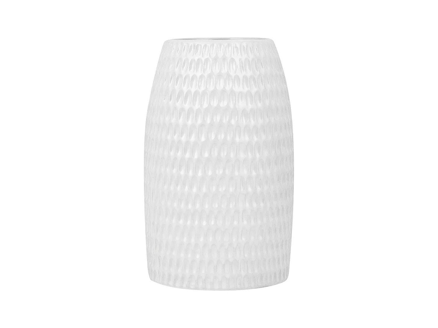 Vase décoratif LINZI Grès 25 cm Blanc