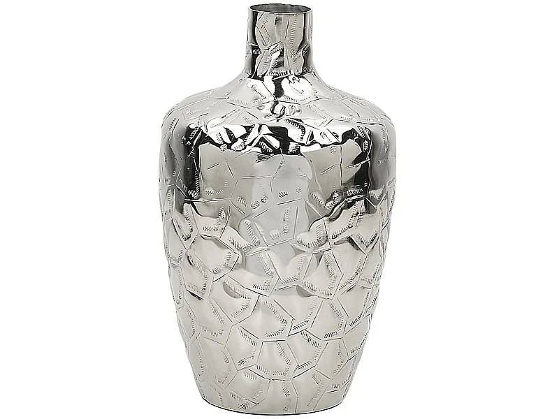 Vaso da fiori INSHAS Metallo 33 cm Argento