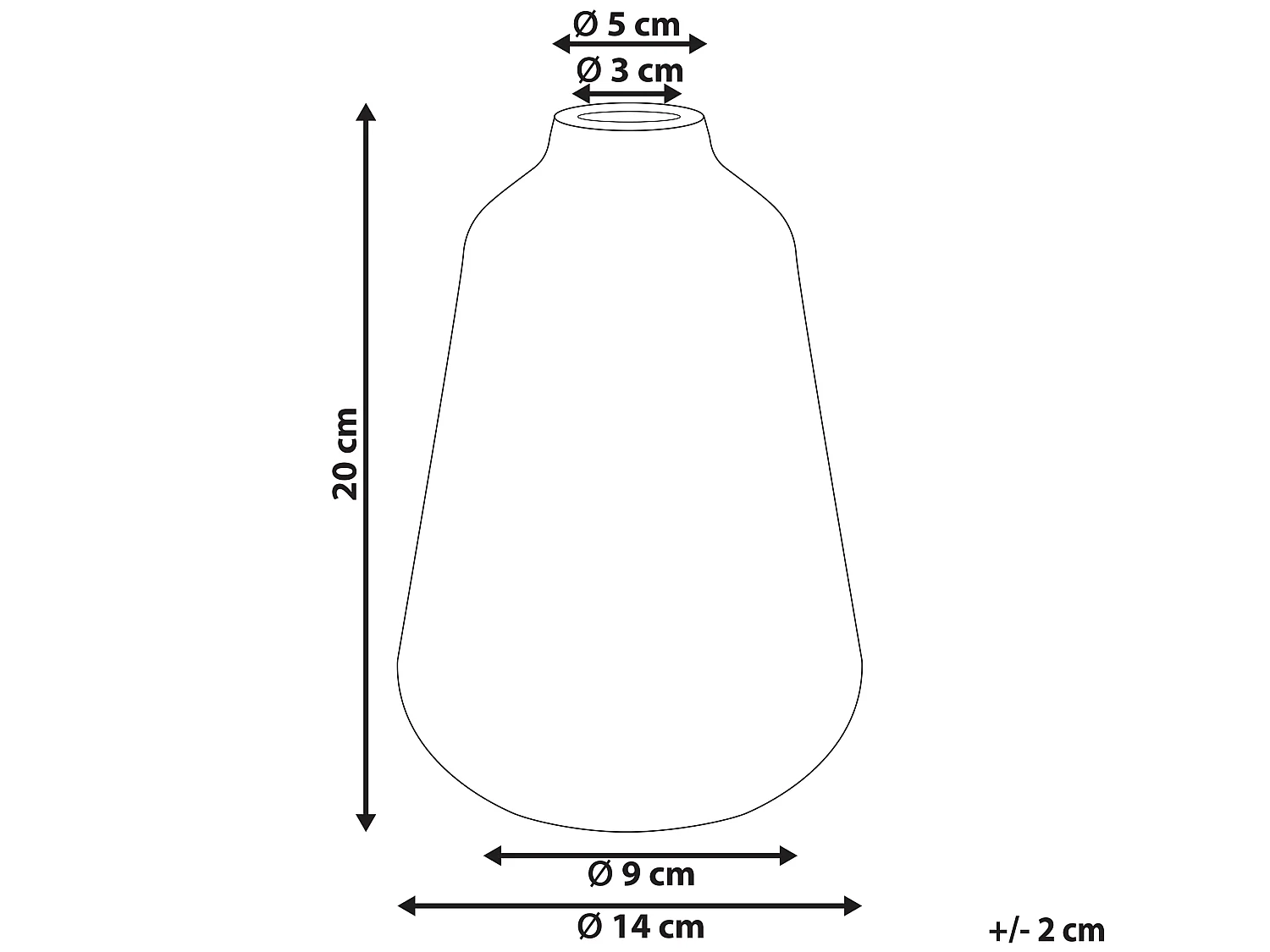 Vaso da fiori MARONEIA Gres porcellanato 20 cm Bianco