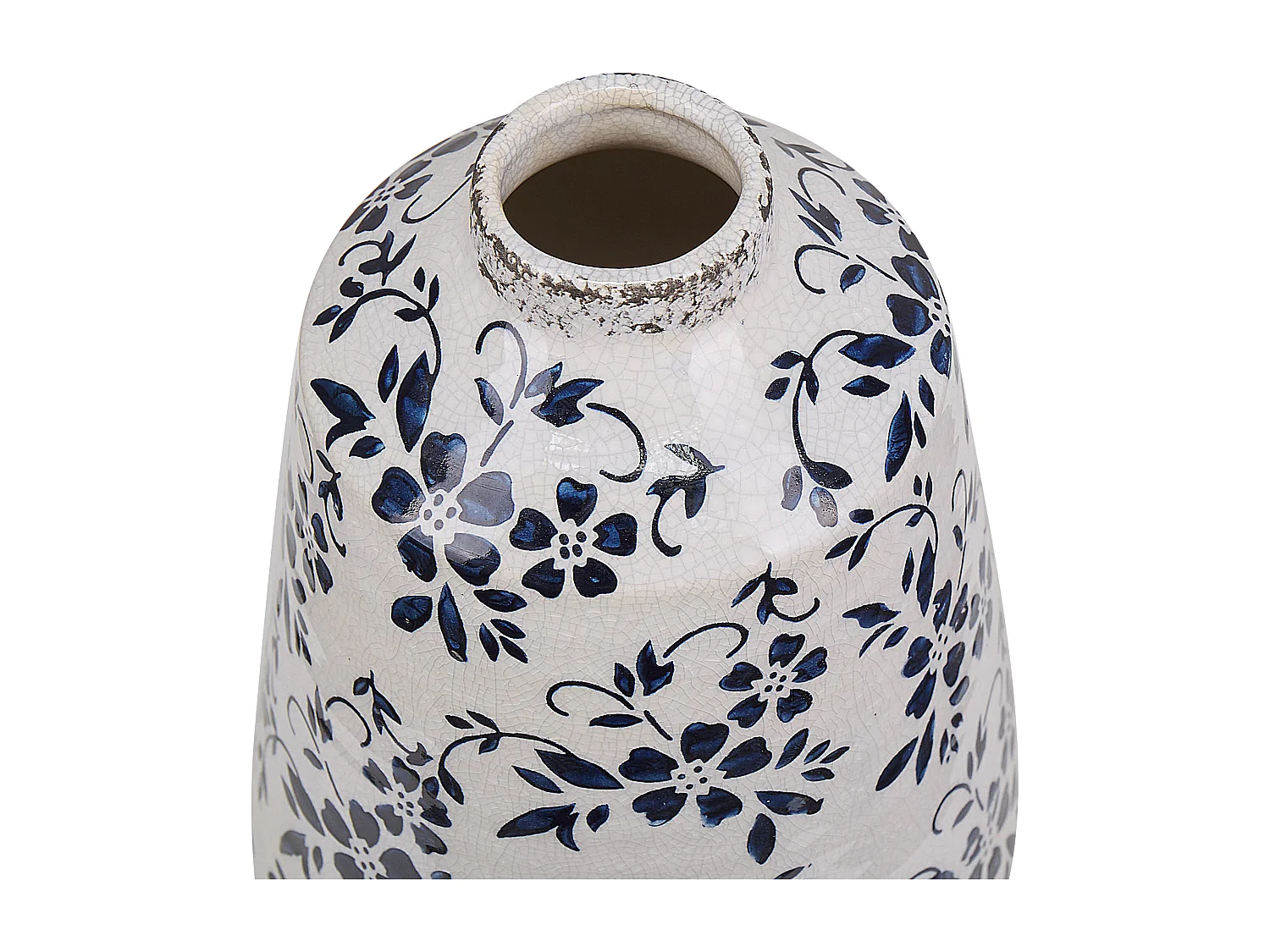 Vaso da fiori MARONEIA Gres porcellanato 20 cm Bianco