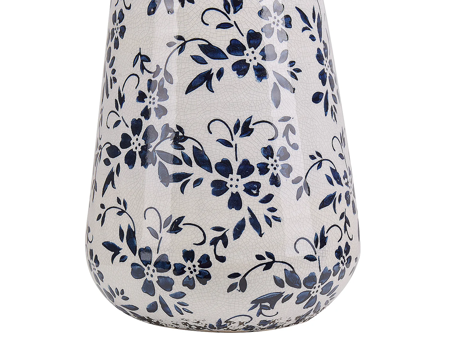 Vase à fleurs MARONEIA Grès 20 cm Blanc