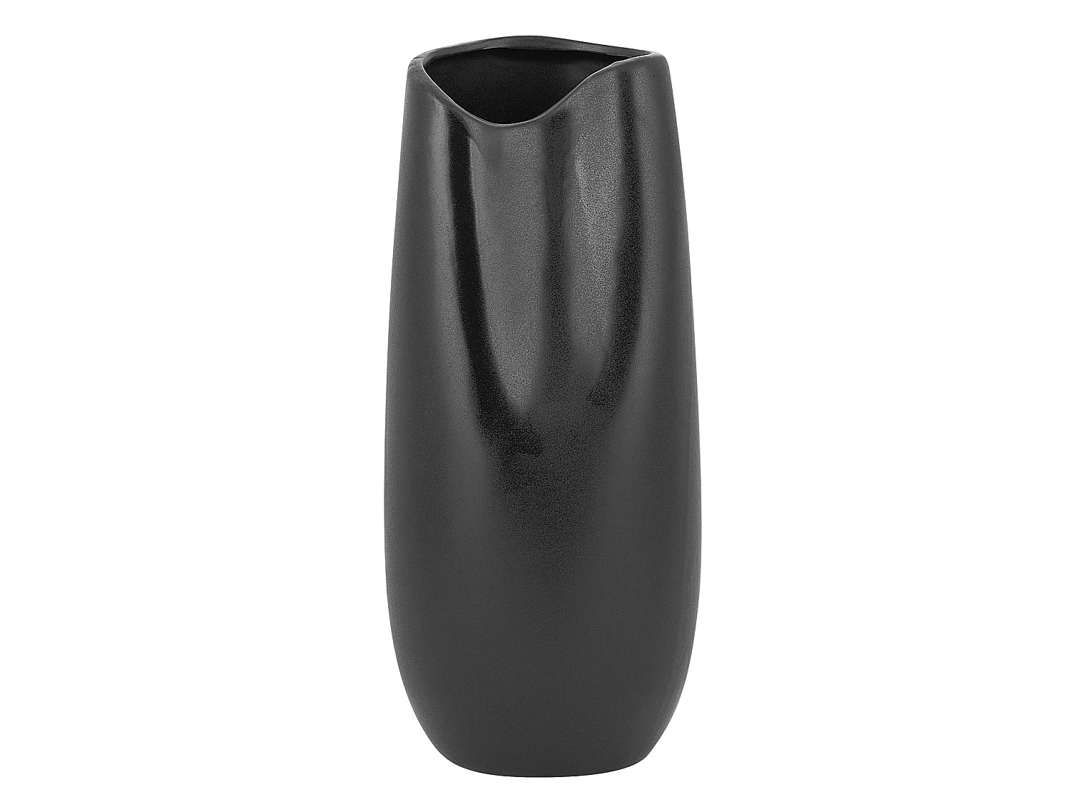 Vaso decorativo DERBE Gres porcellanato 32 cm Nero