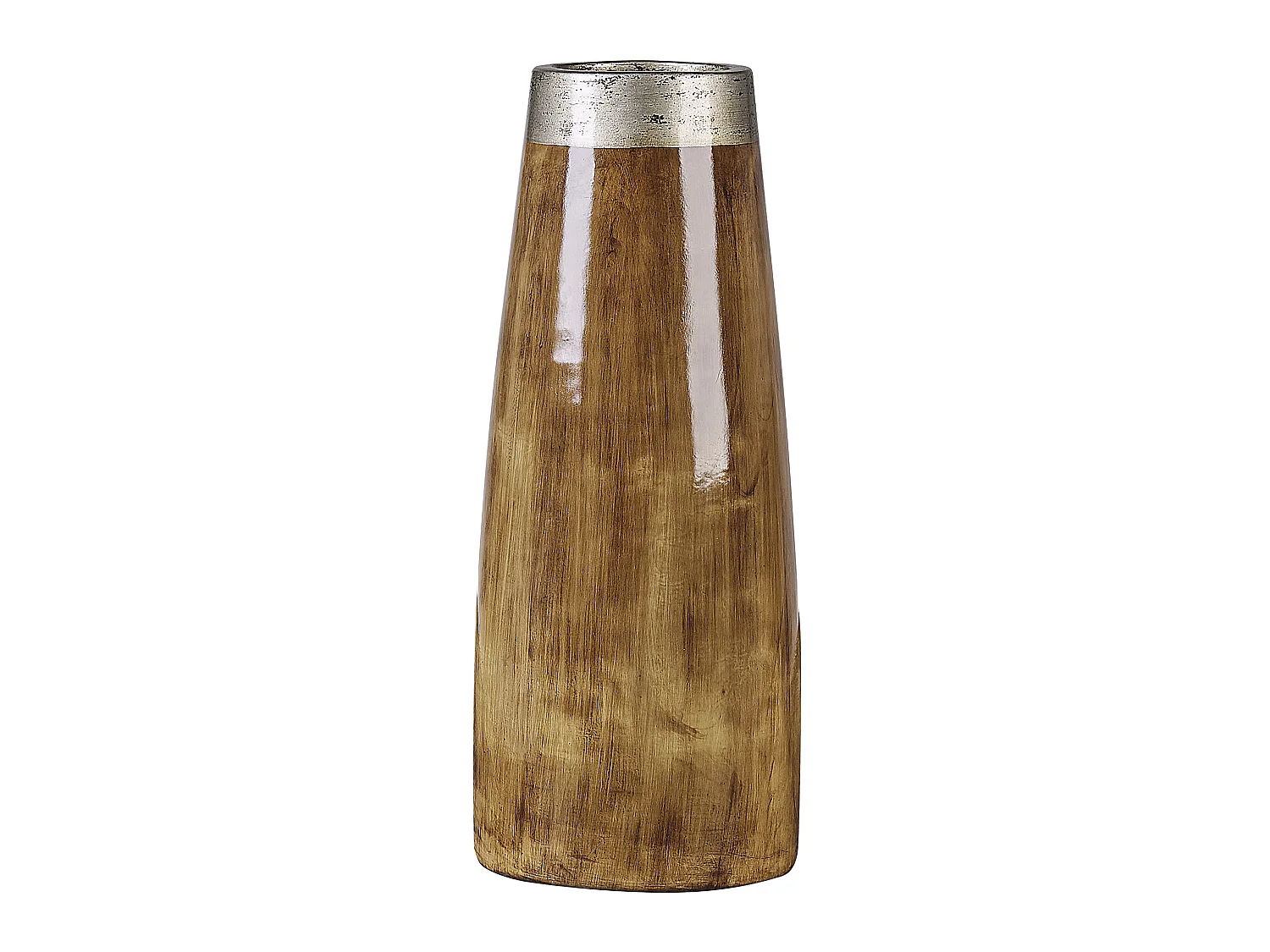 Vase décoratif CYRENE Céramique 50 cm Marron foncé