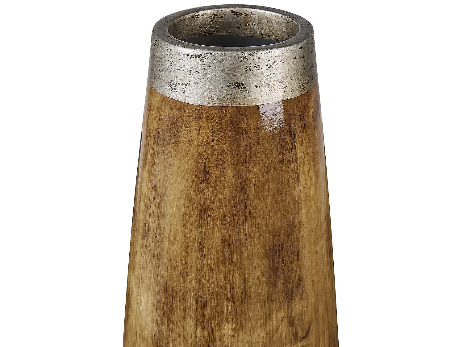 Vaso decorativo CYRENE Ceramica 50 cm Marrone scuro