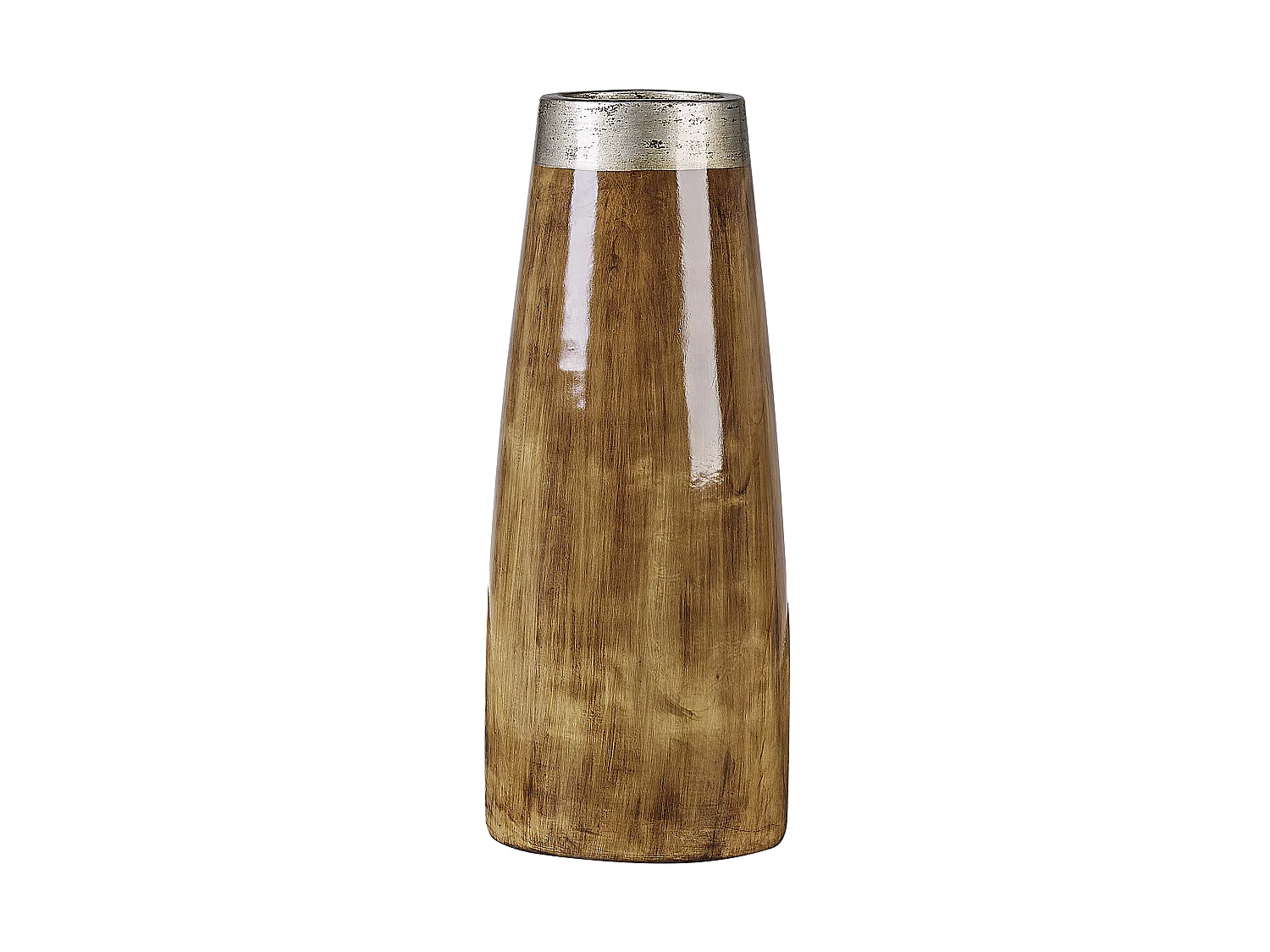 Vase décoratif CYRENE Céramique 50 cm Marron foncé
