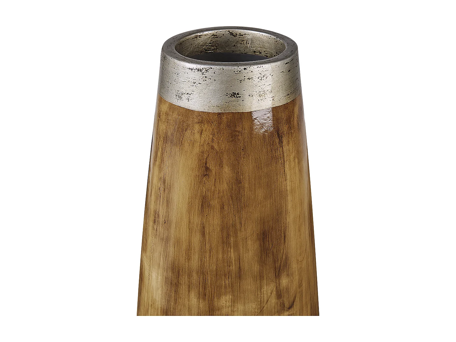 Vase décoratif CYRENE Céramique 50 cm Marron foncé
