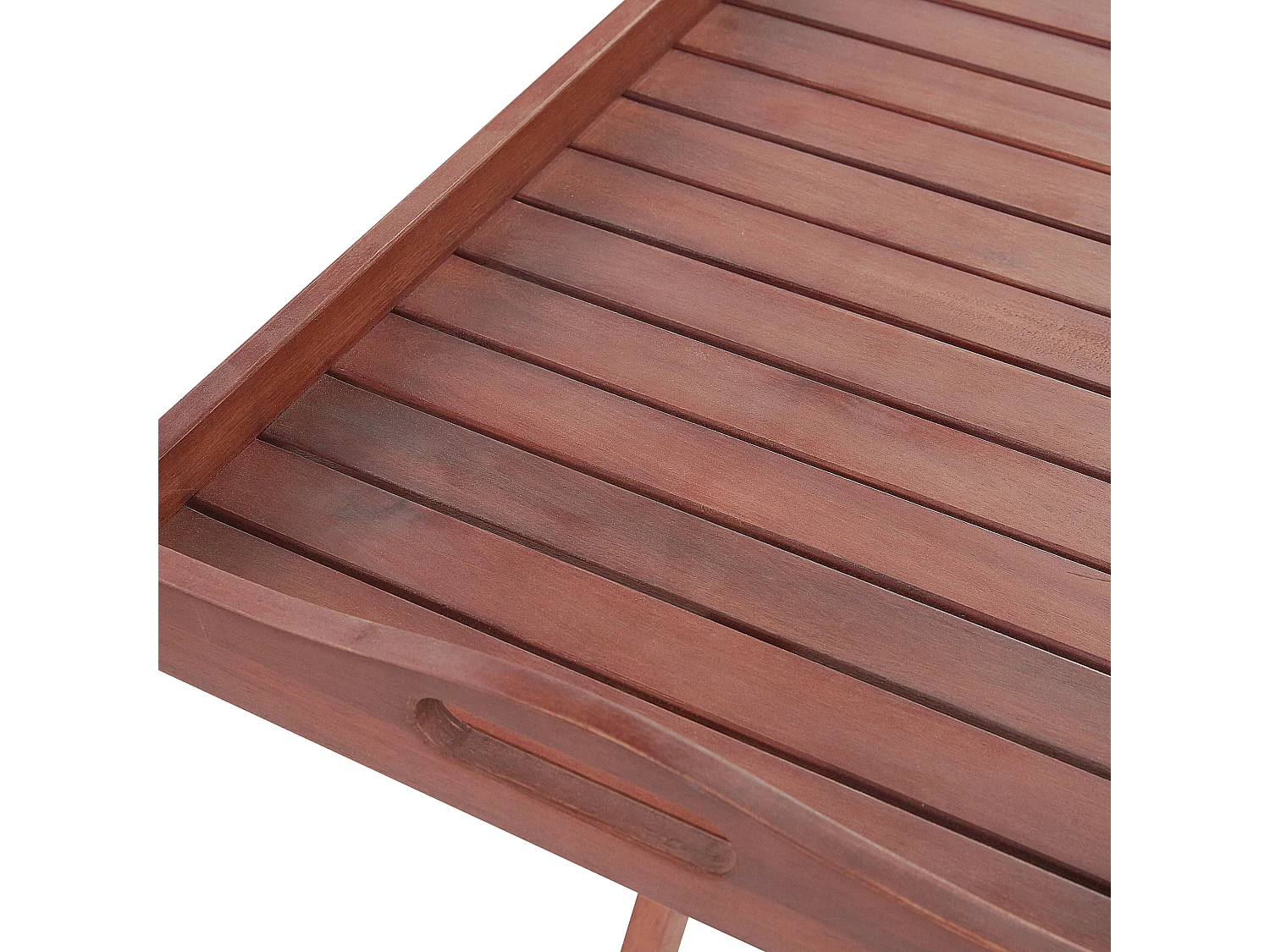 Mesa auxiliar de jardín TOSCANA Madera de acacia Marrón oscuro