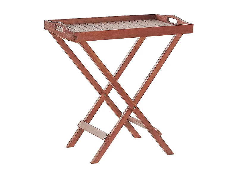 Table d\'appoint pour le jardin TOSCANA Acacia Marron foncé