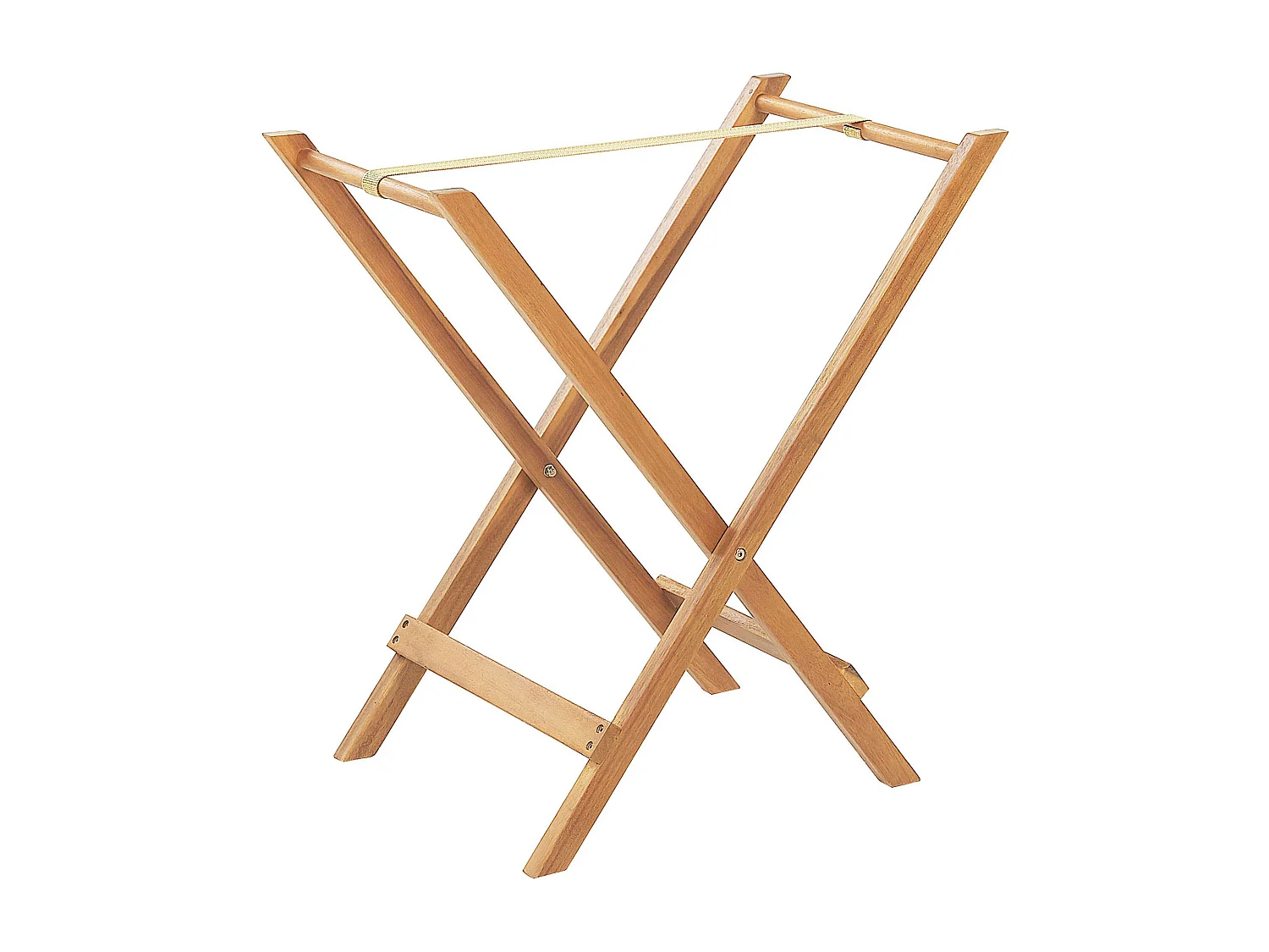 Trendy Teetisch hellbraunes Akazienholz abnehmbare Tischplatte braun Java