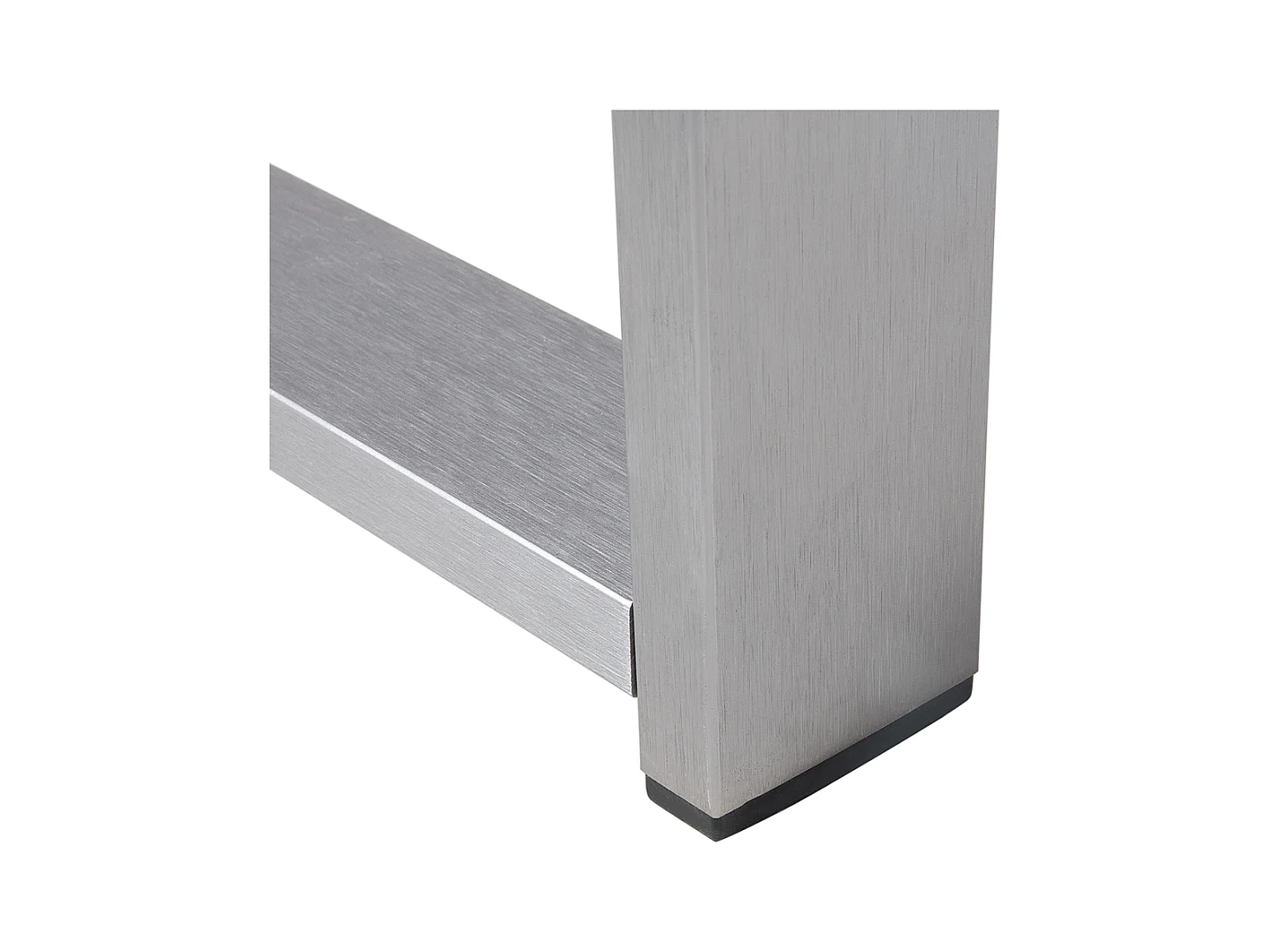 Table basse de jardin SALERNO Métal Gris clair