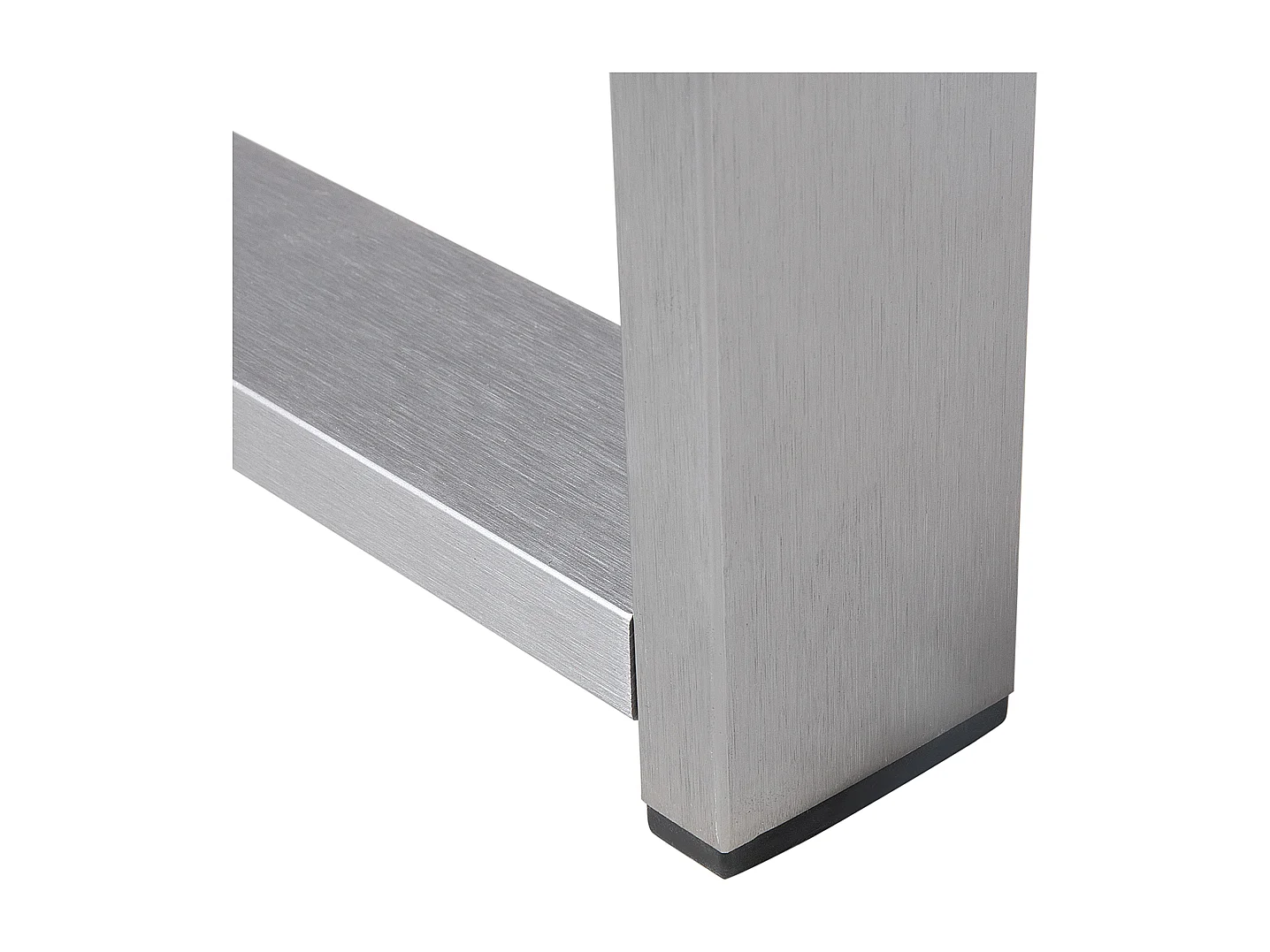 Table basse de jardin SALERNO Métal Gris clair