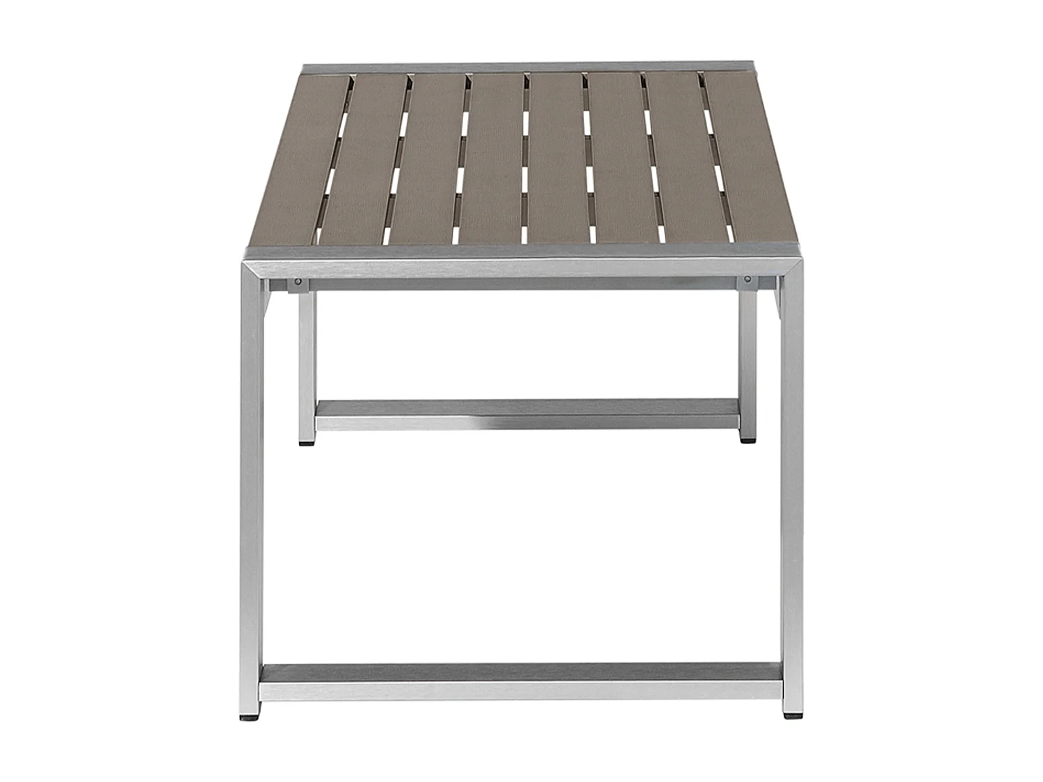 Table basse de jardin SALERNO Métal Gris foncé