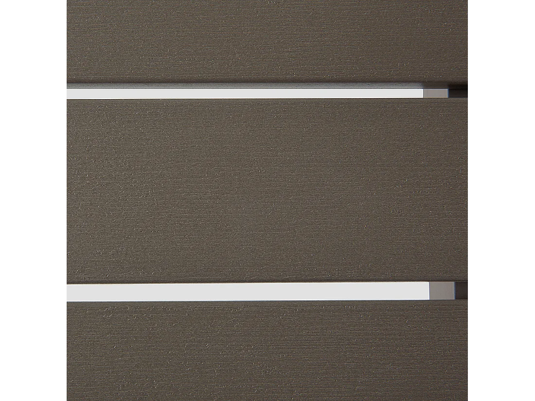 Praktischer Couchtisch Aluminium 90 x 50 cm Dunkelgrau Salerno