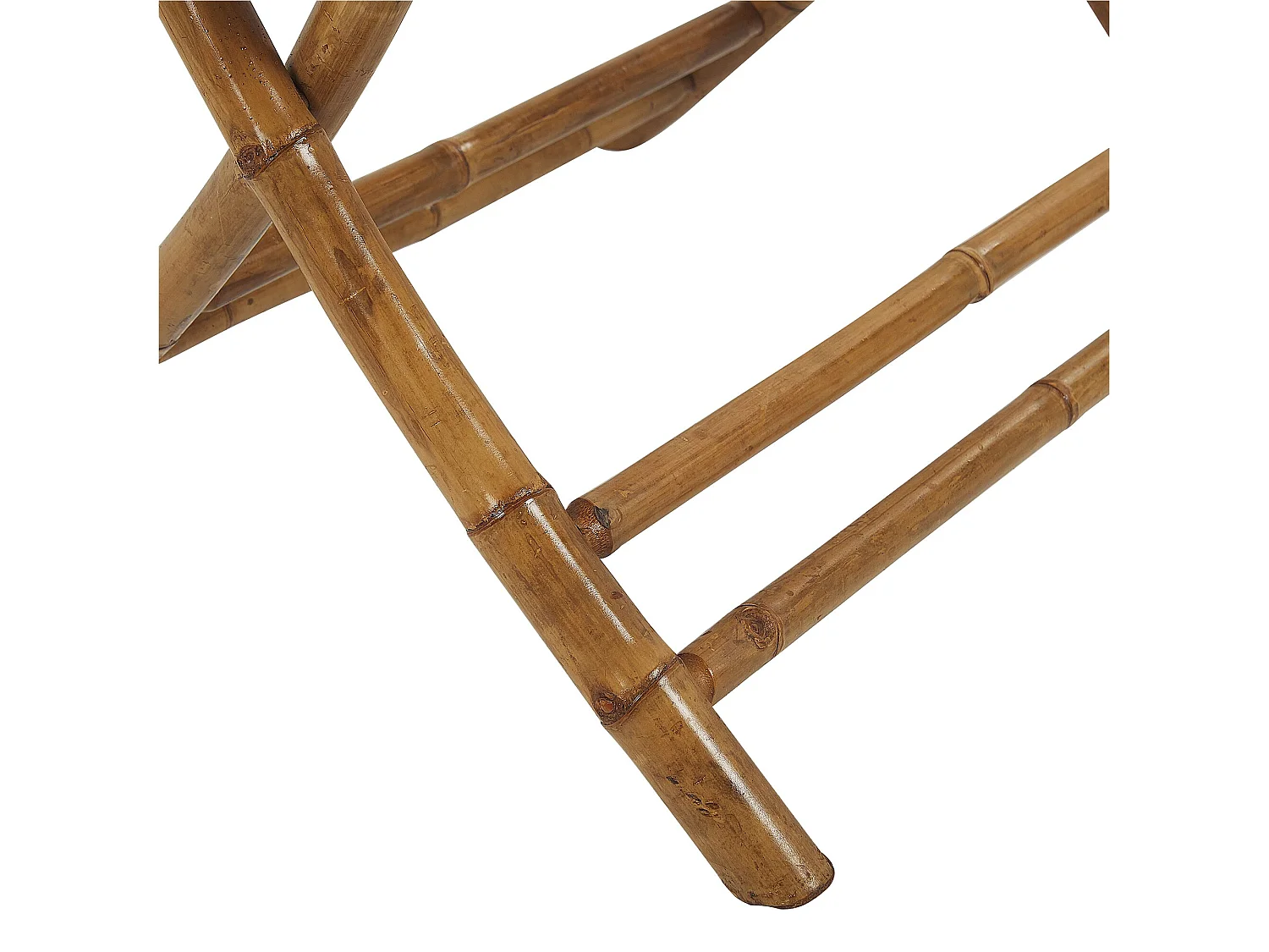 Table bistrot MOLISE Bambou Marron Pliant