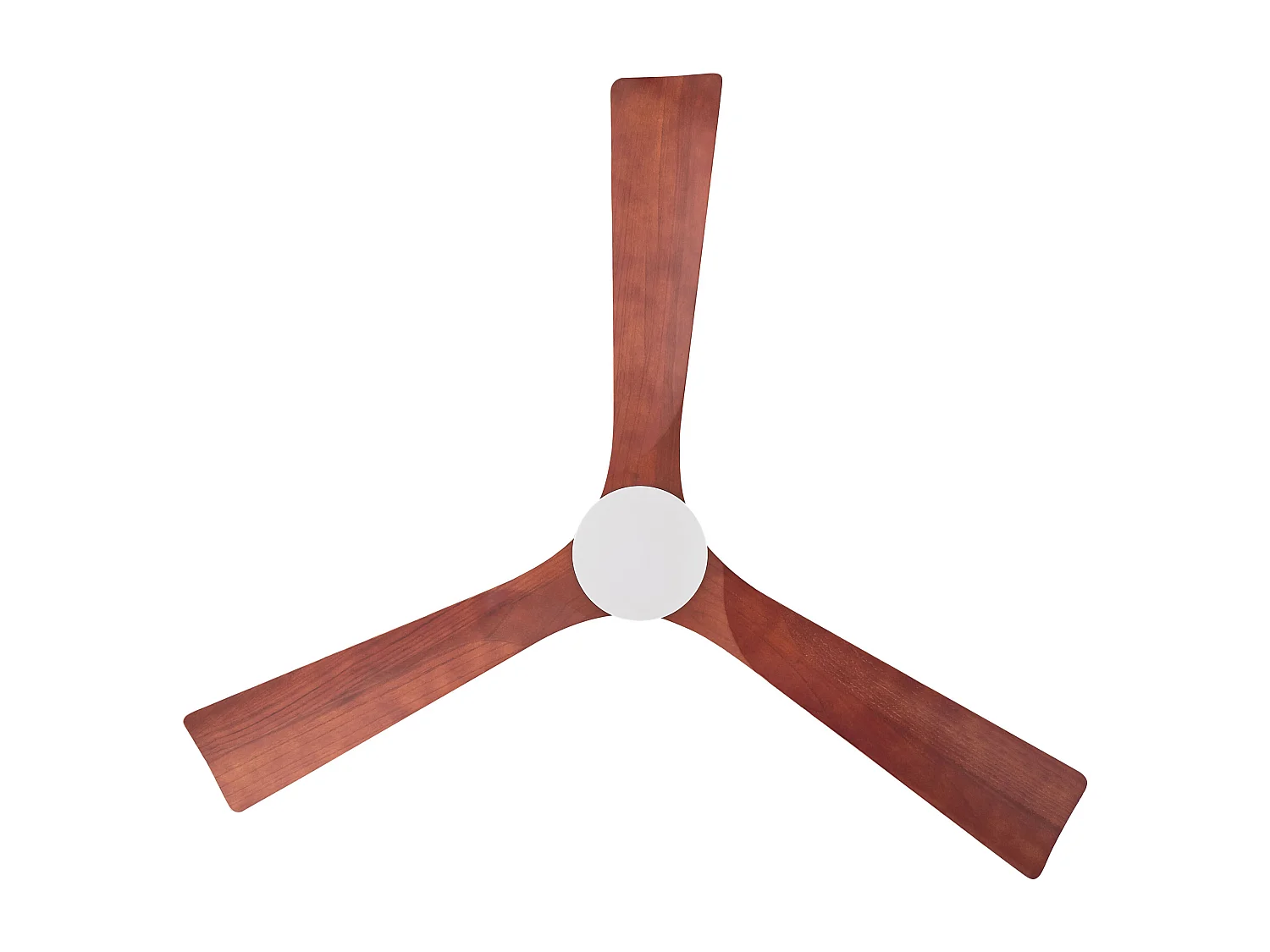 Ventilateur de plafond avec lampe ARUWIMI Avec télécommande Laiton