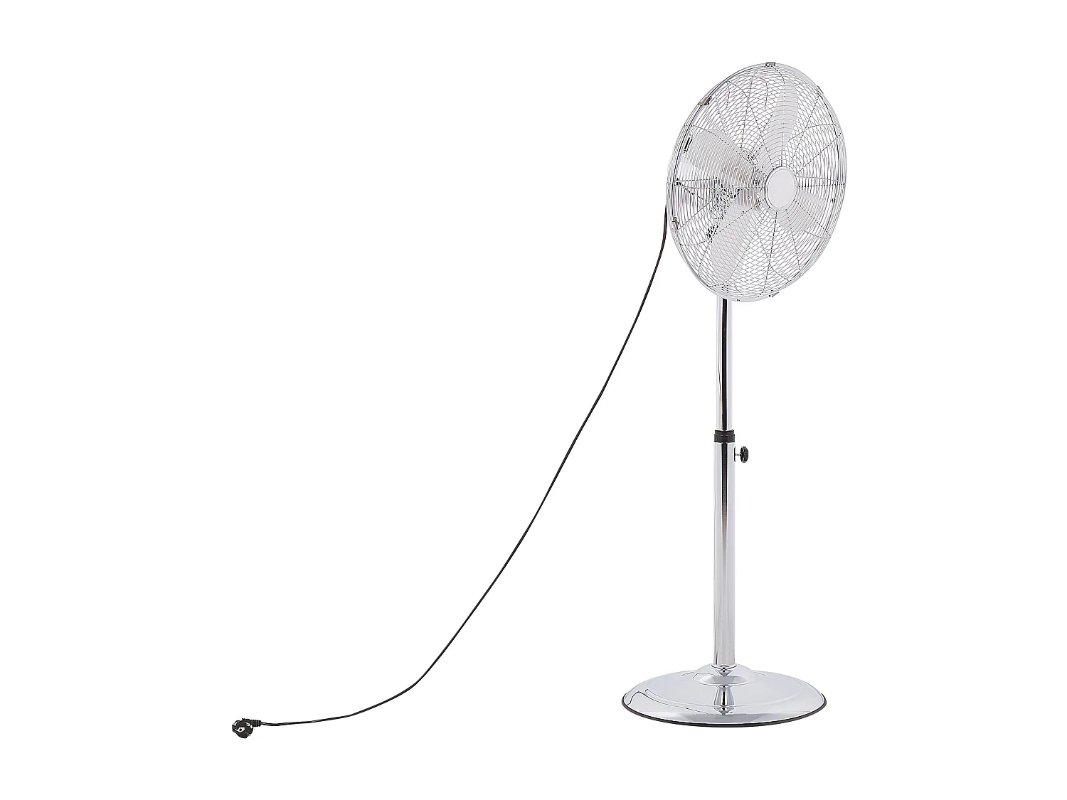 Ventilateur sur pied TRENT Argenté