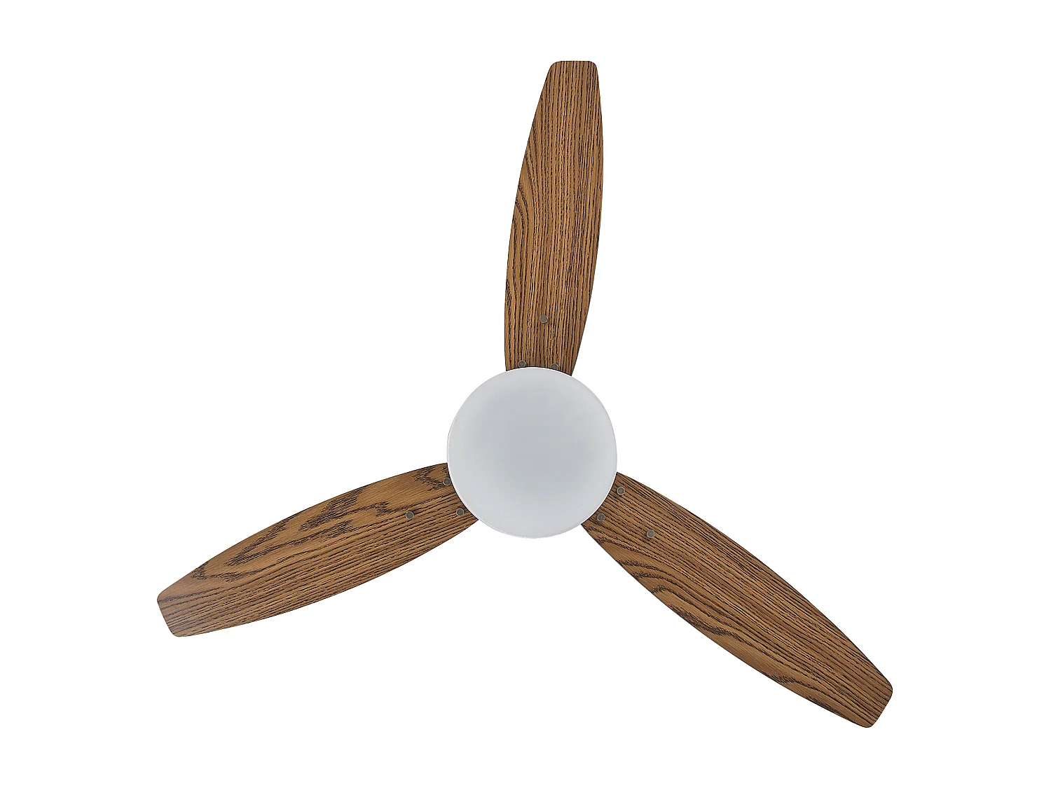 Ventilateur de plafond avec lampe MLAVA Avec télécommande Marron