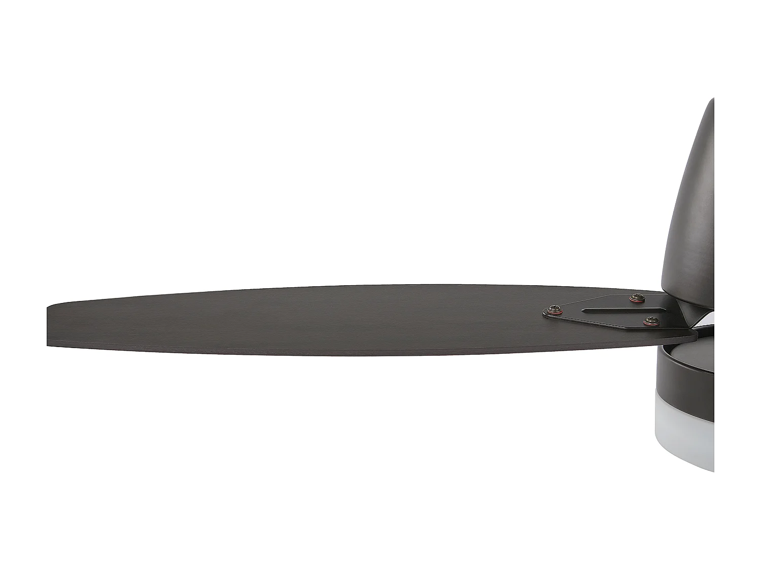 Ventilateur de plafond avec lampe MLAVA Avec télécommande LED Marron