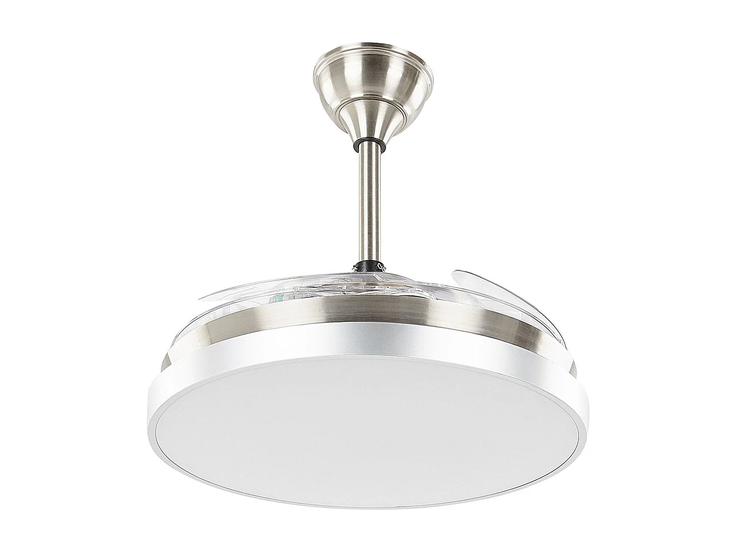 Ventilateur de plafond avec lampe IBAR Avec télécommande LED Transparent