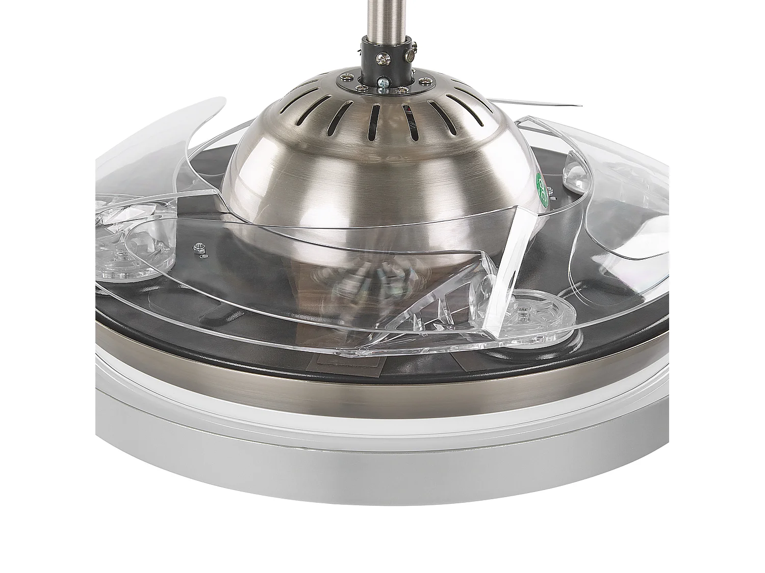 Ventilateur de plafond avec lampe IBAR Avec télécommande LED Transparent