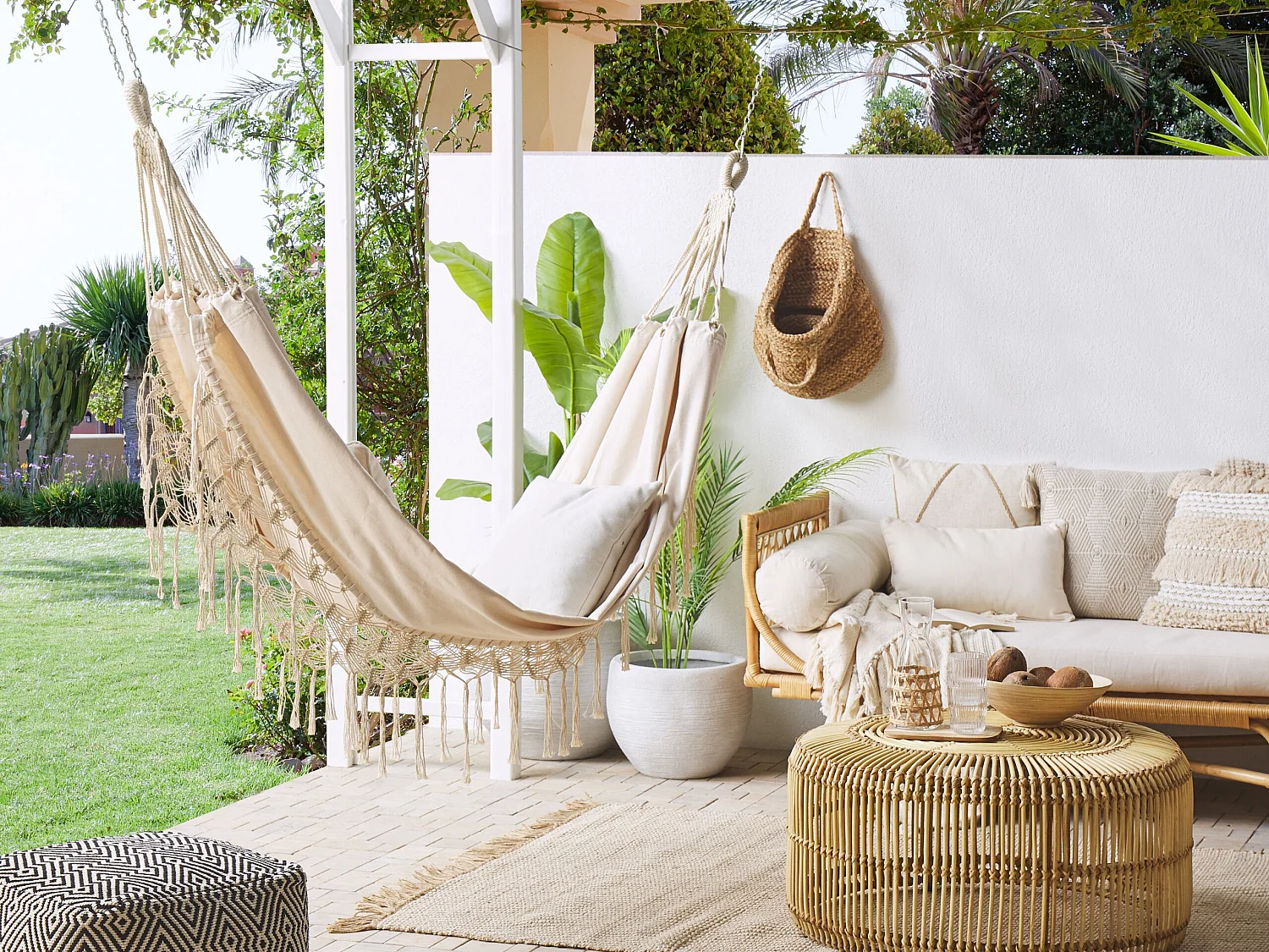 Hamaca ROCCA Algodón Beige