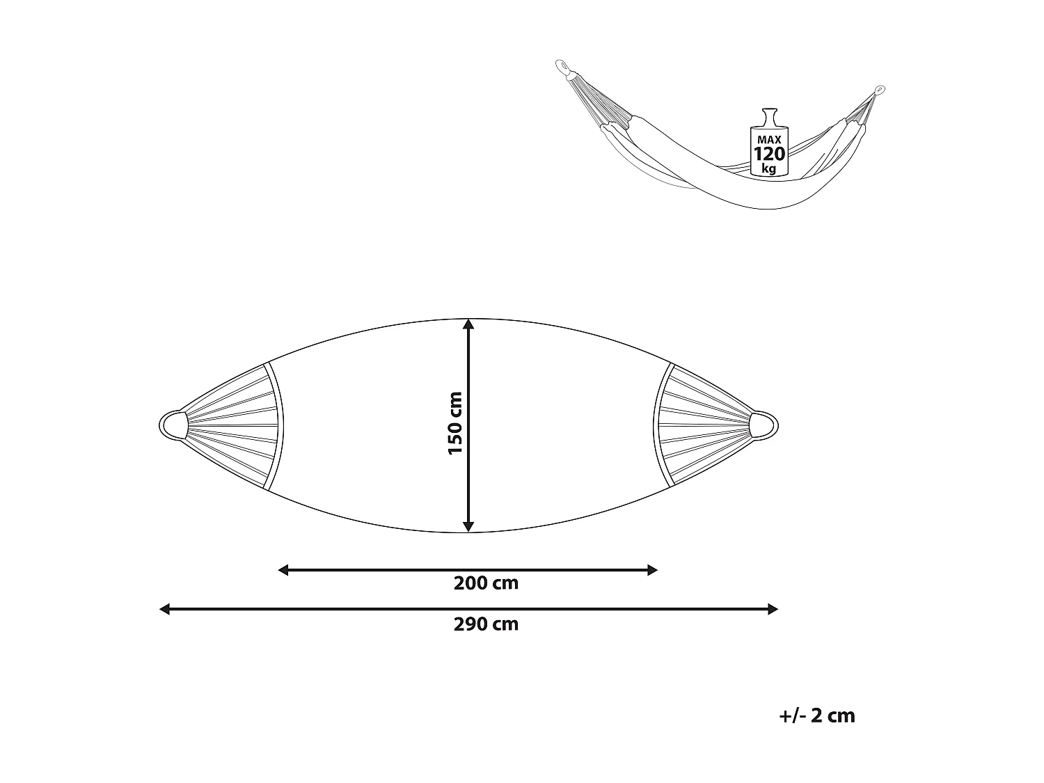 Hamac ROCCA Coton Beige
