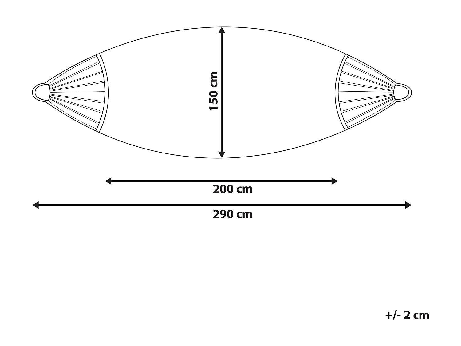 Hamac ROCCA Coton Gris clair