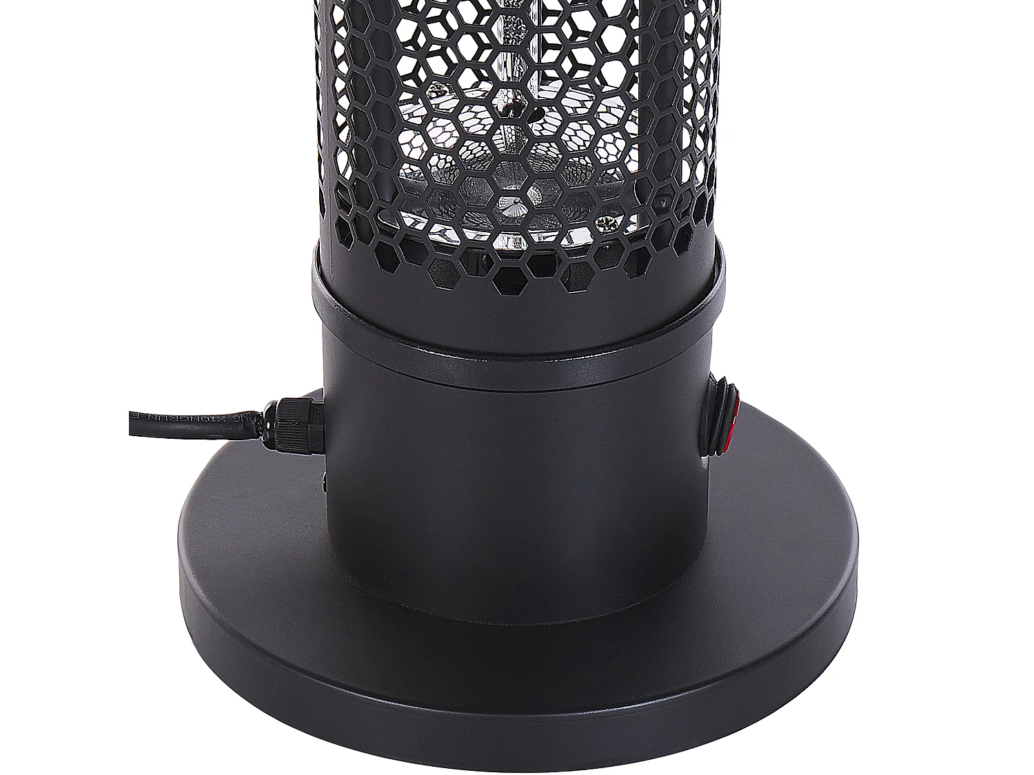 Estufa de infrarrojos de pie para exterior KRAKATOA 1000 W Negro