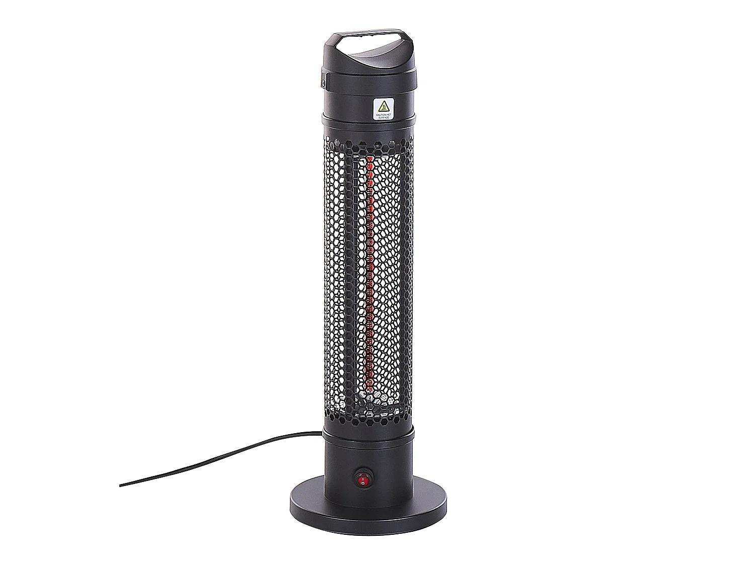 Chauffage de terrasse infrarouge autoportant KRAKATOA 1000 W Noir