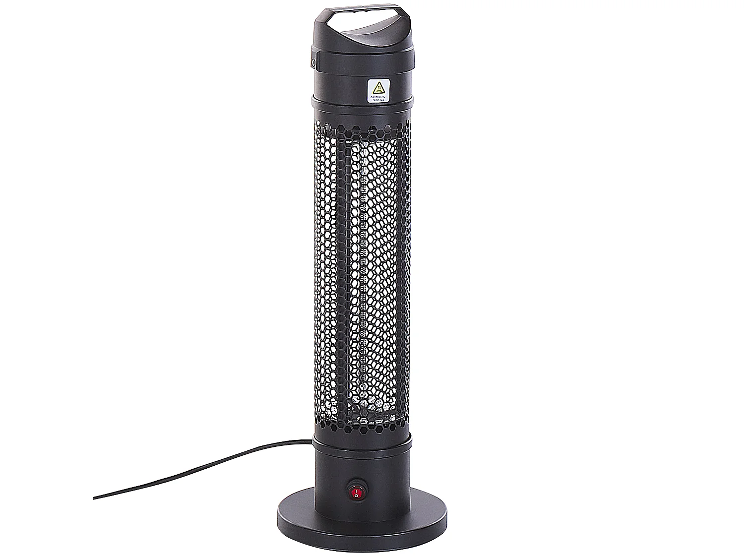 Chauffage de terrasse infrarouge autoportant KRAKATOA 1000 W Noir