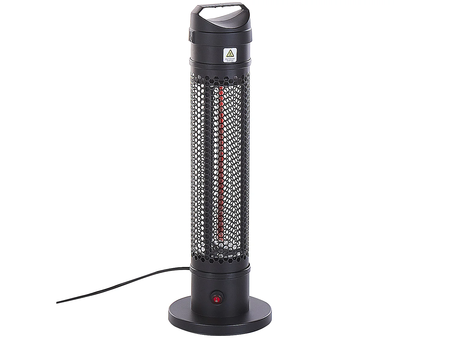 Riscaldatore a infrarossi da patio a piantana KRAKATOA 1000 W Nero